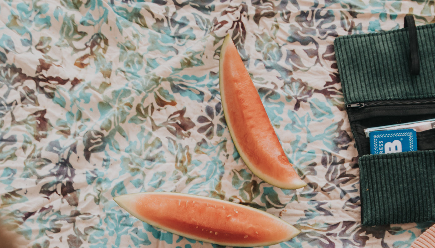 Tabaktasche Grün Cord