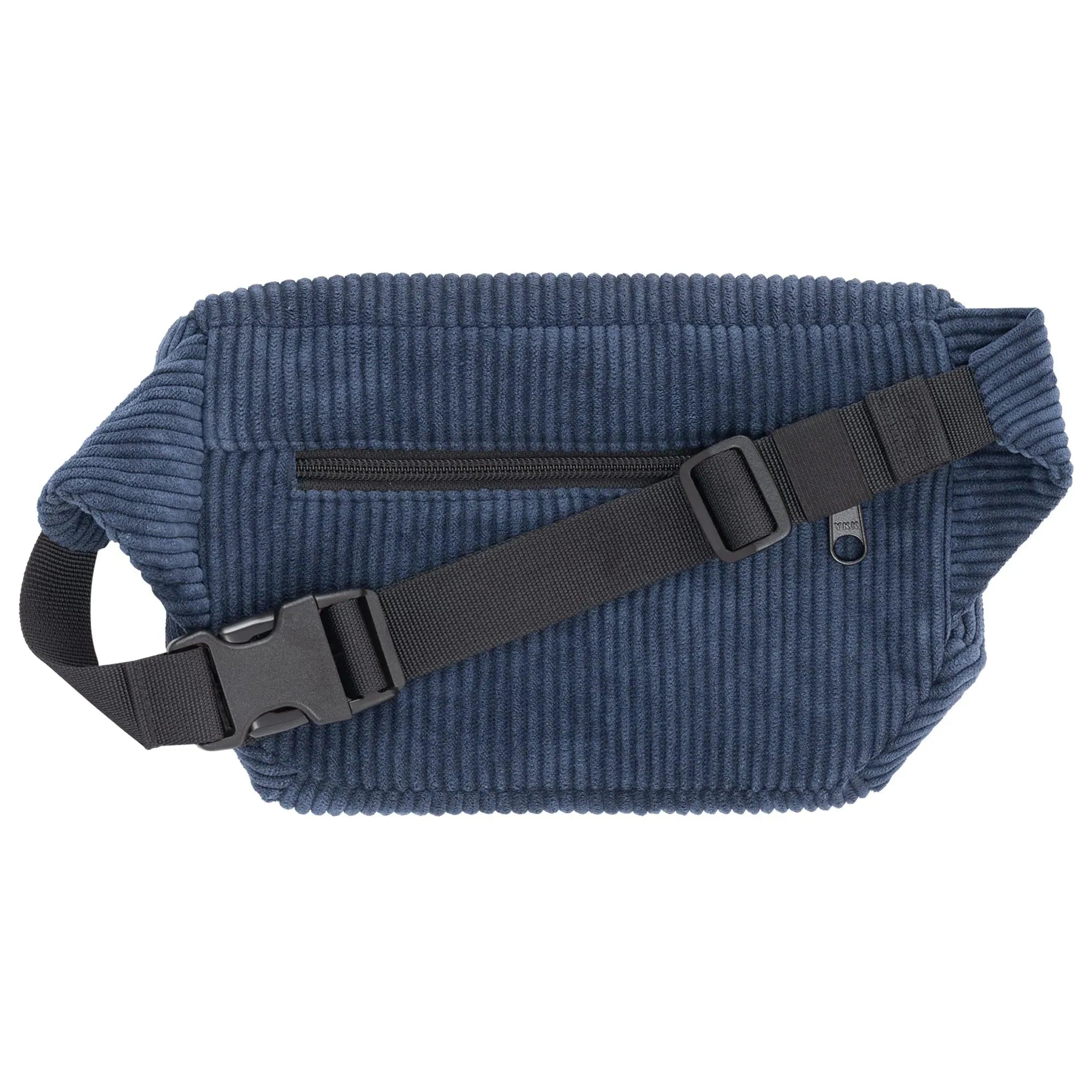 Bauchtasche eckig, Cord Dunkelblau Rückansicht (1) #farbe_dunkelblau