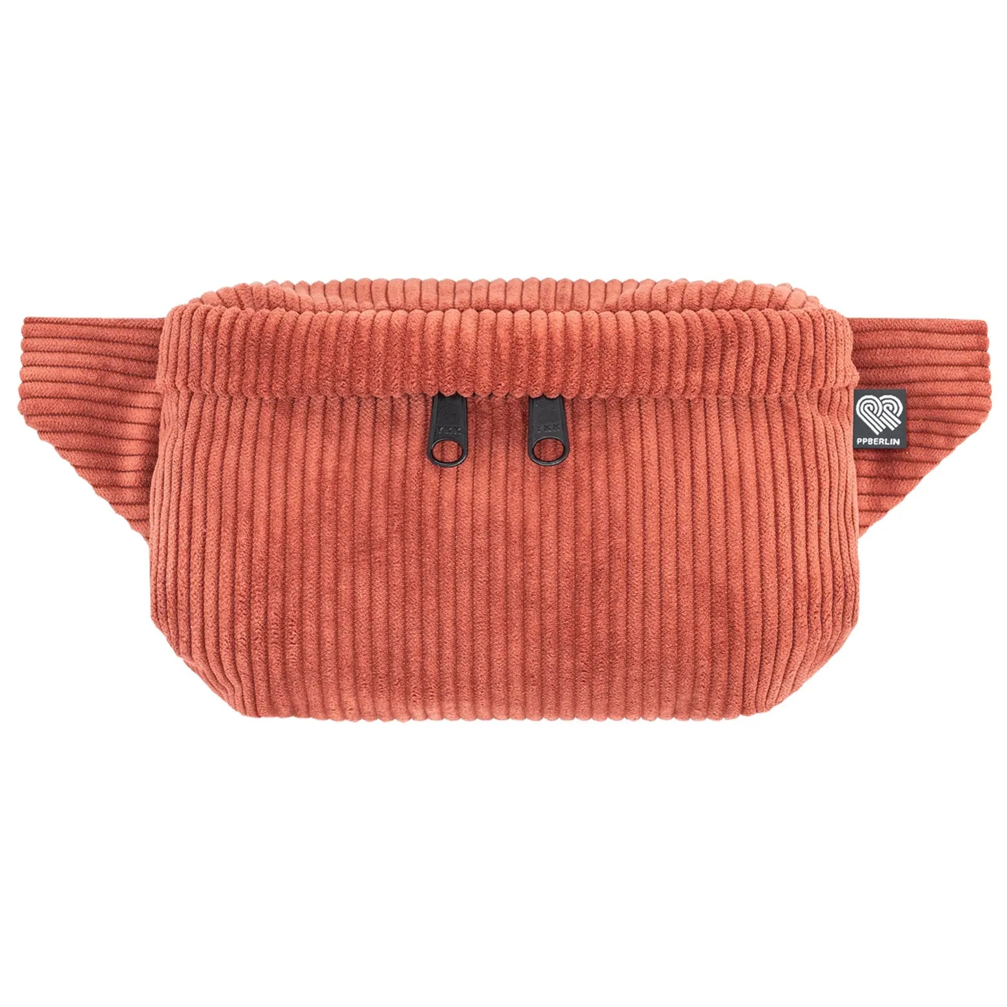 Bauchtasche Eckig klein, Cord Blutorange Vorderansicht (0) #farbe_Blutorange