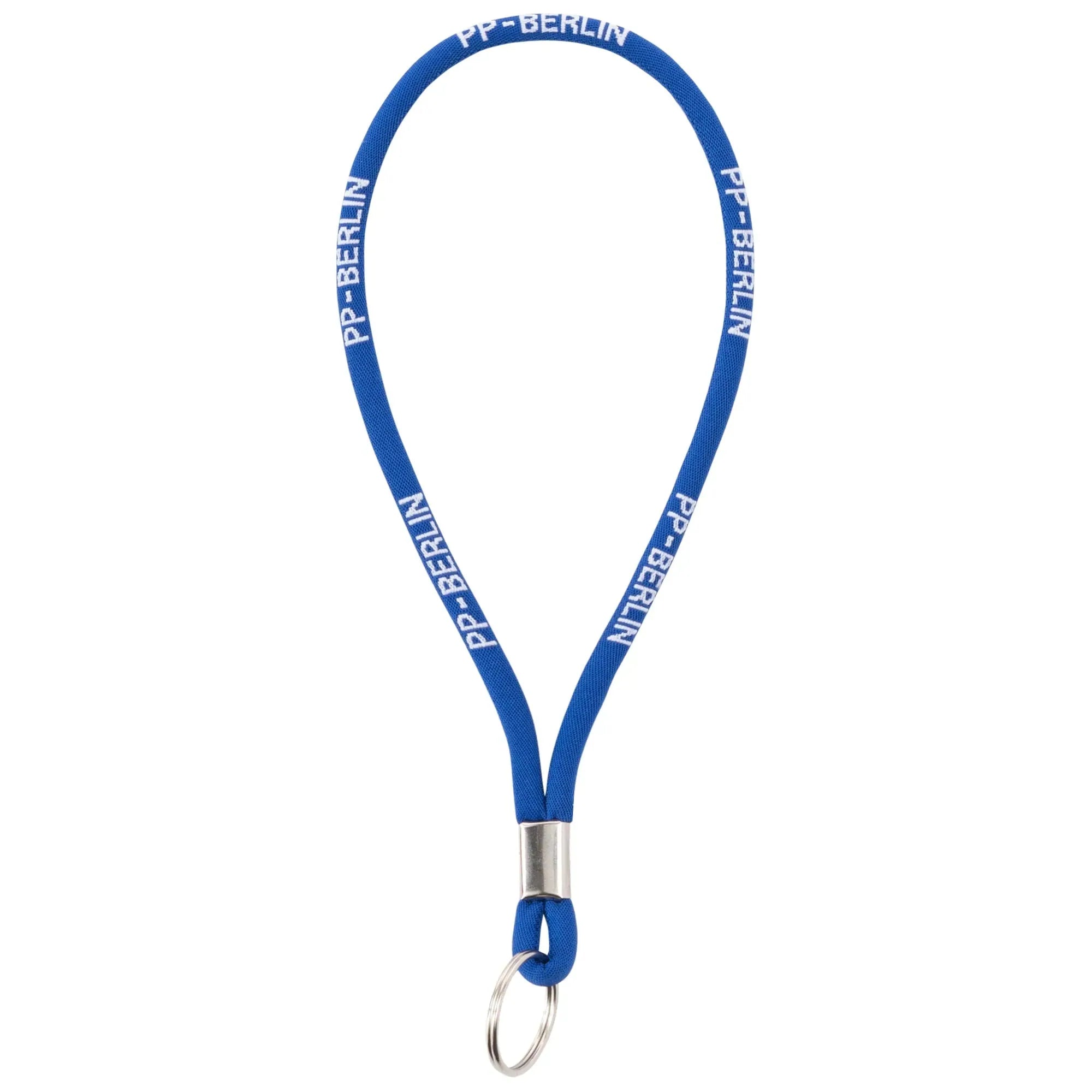 PP-Berlin Lanyard / kurzes Schlüsselband Marineblau Vorderansicht (0) #farbe_Marineblau