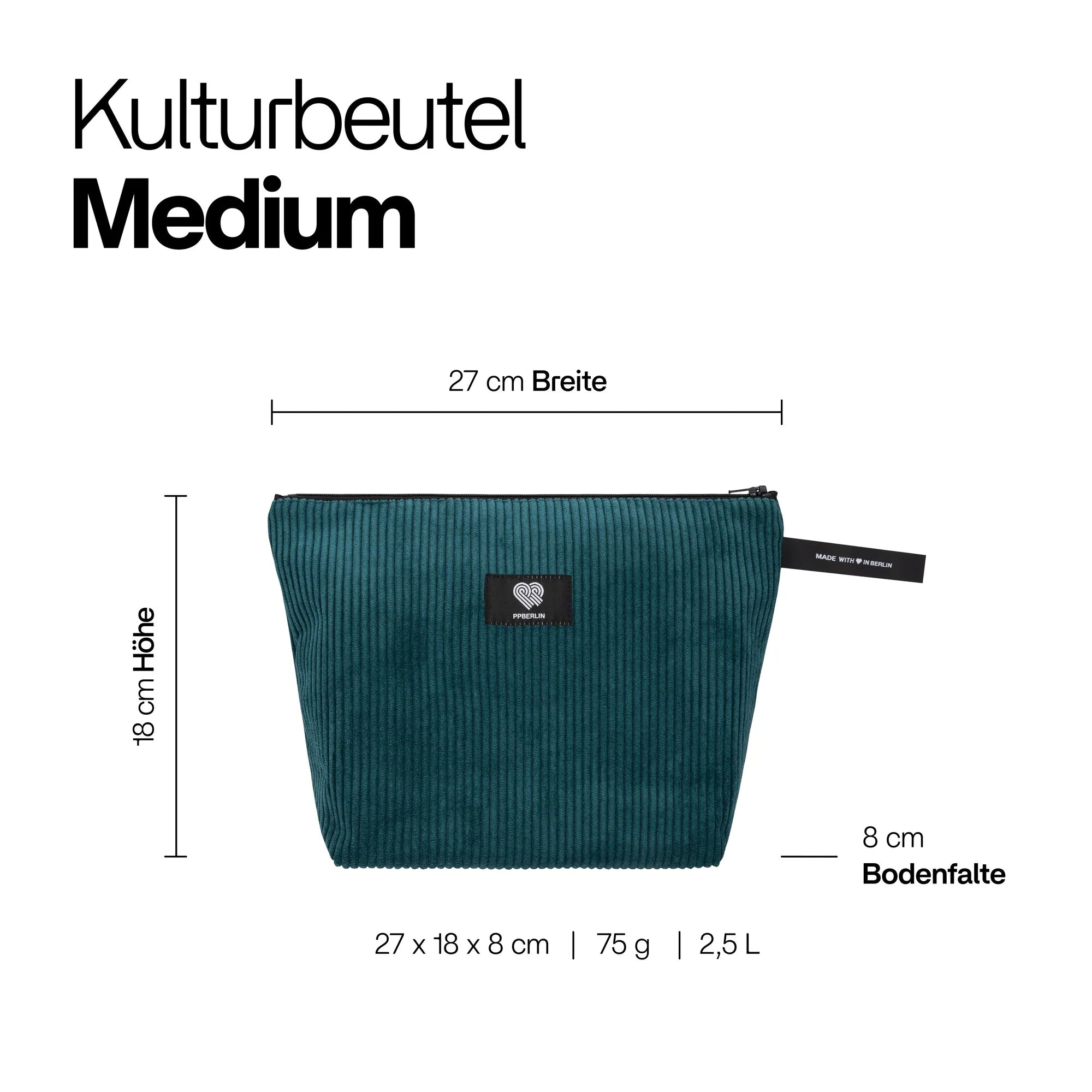 Kulturbeutel medium Cord Petrol Technische Zeichnung (5) #farbe_petrol