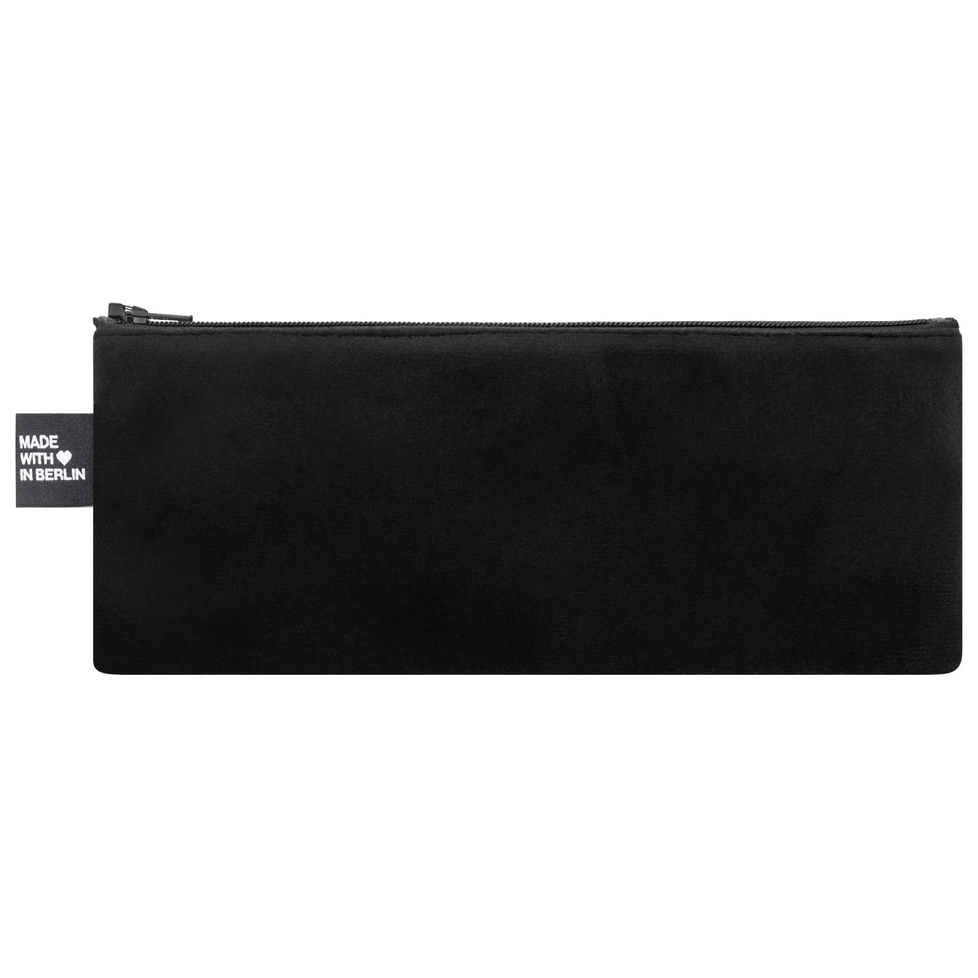 Etui lang, Samt Schwarz Rückansicht (1) #farbe_Schwarz