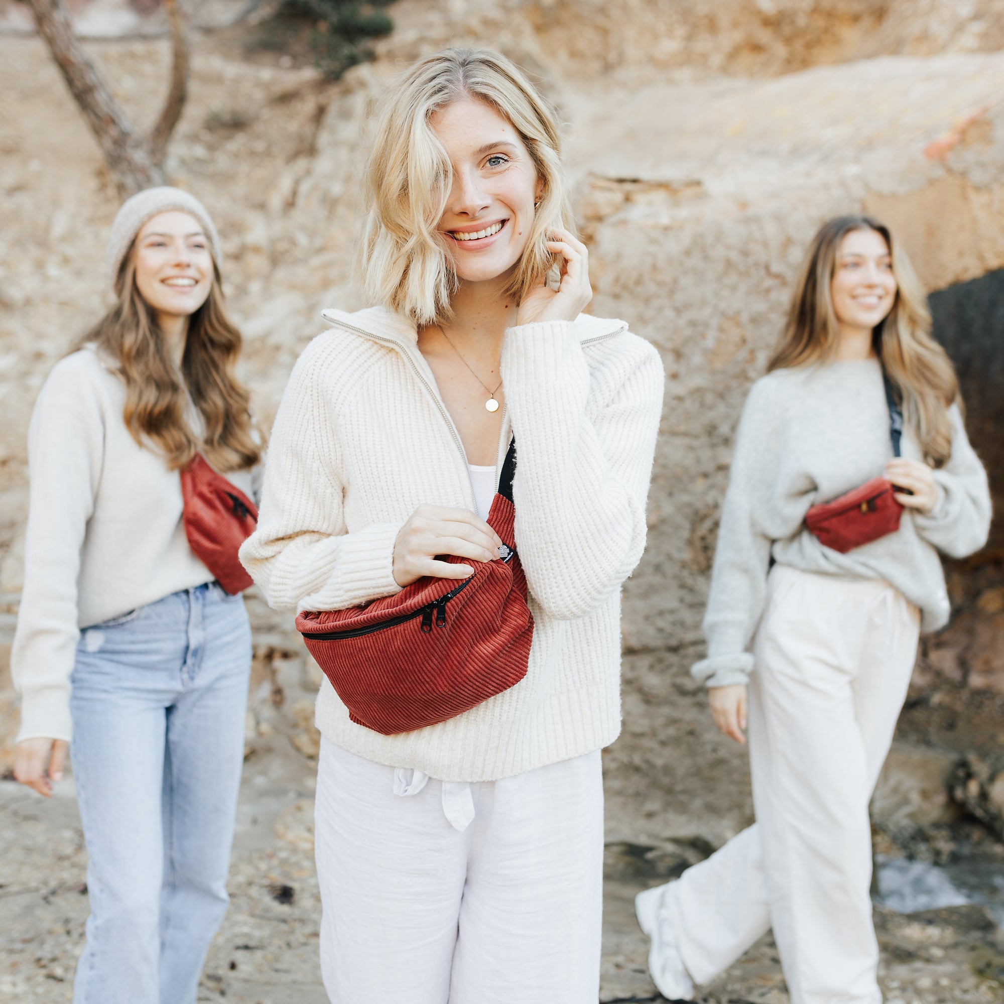Bauchtaschen Bundle "Familie Eckig"