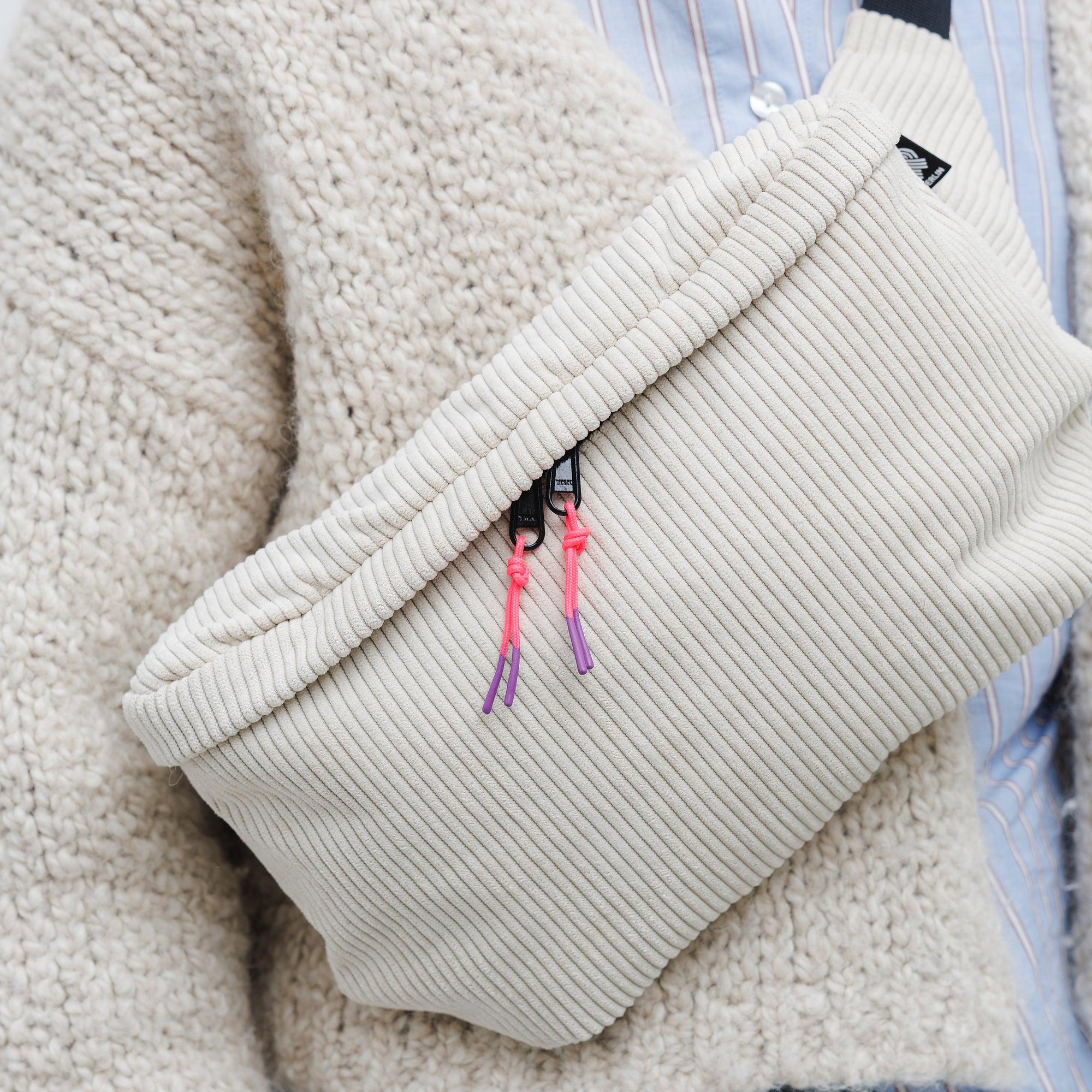 Zipper Puller (2 Stück) Neonpink/Lila Detail1 (4) #farbe_Neonpink/Lila