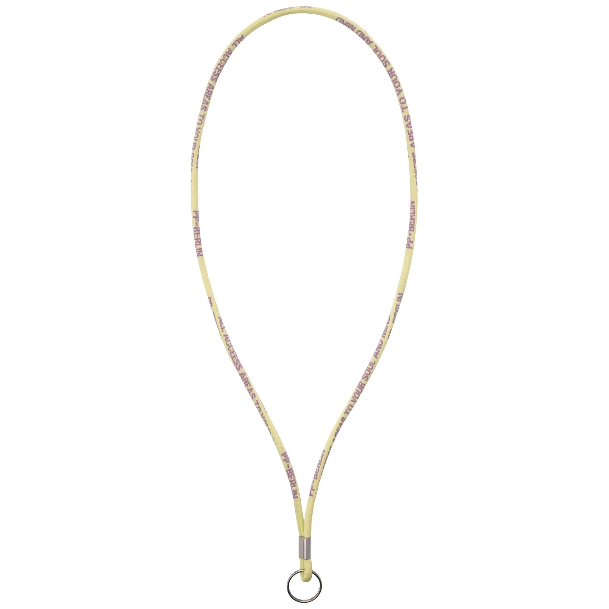 PP-Berlin Lanyard / Schlüsselband Zartgelb (1) #farbe_zartgelb