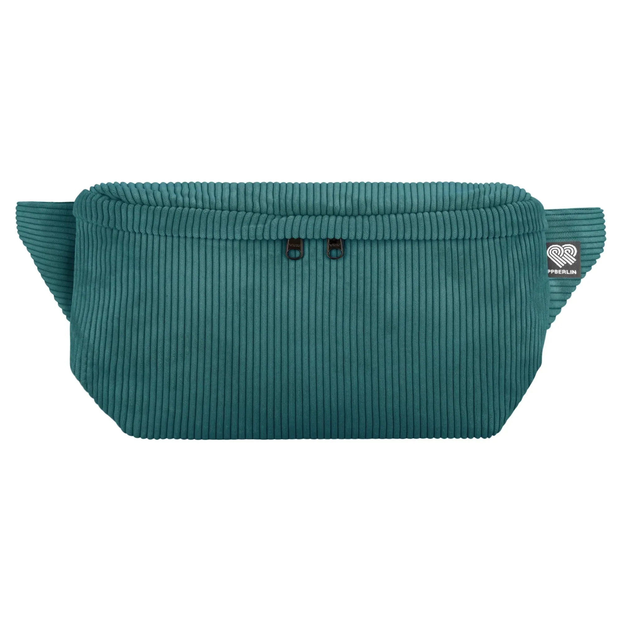 Bauchtasche groß, Cord petrol Vorderseite (0) #farbe_petrol