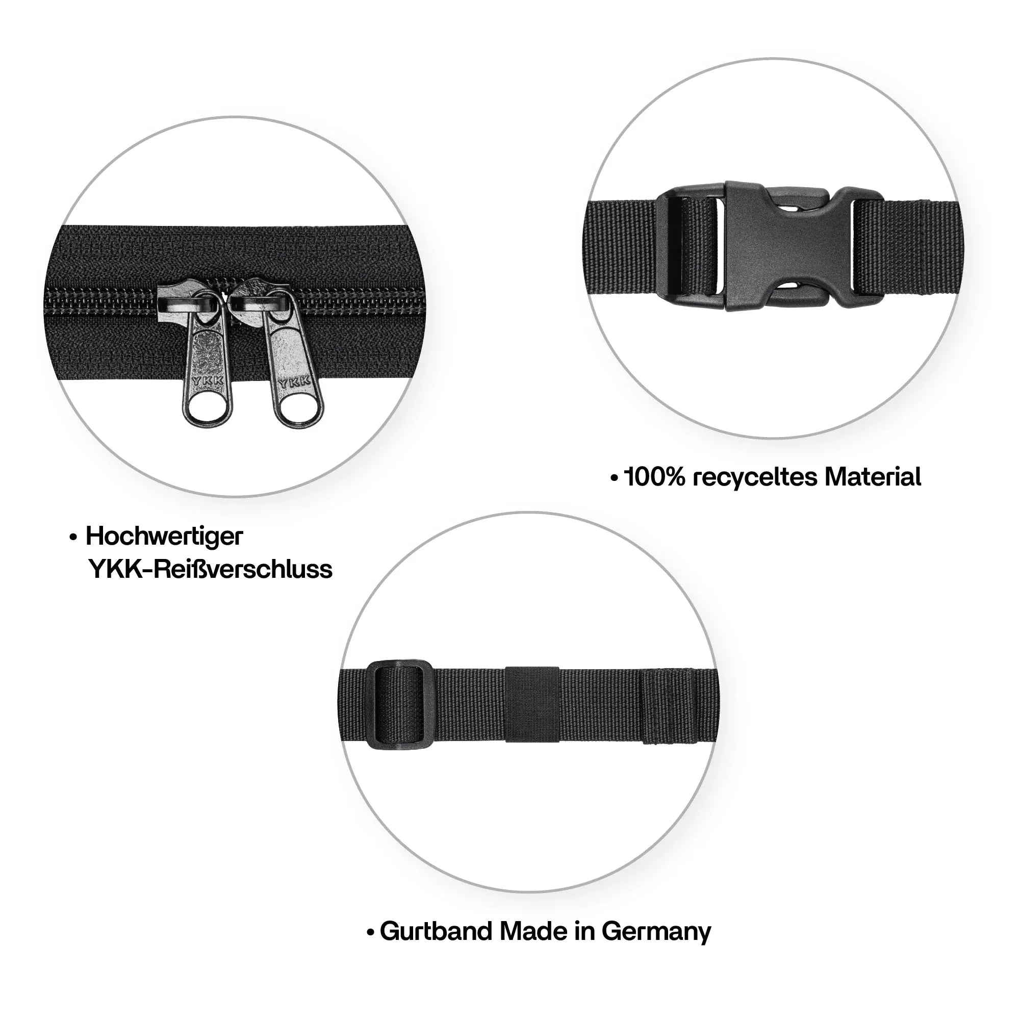 Bauchtaschen Bundle Eckig "Groß & Klein"