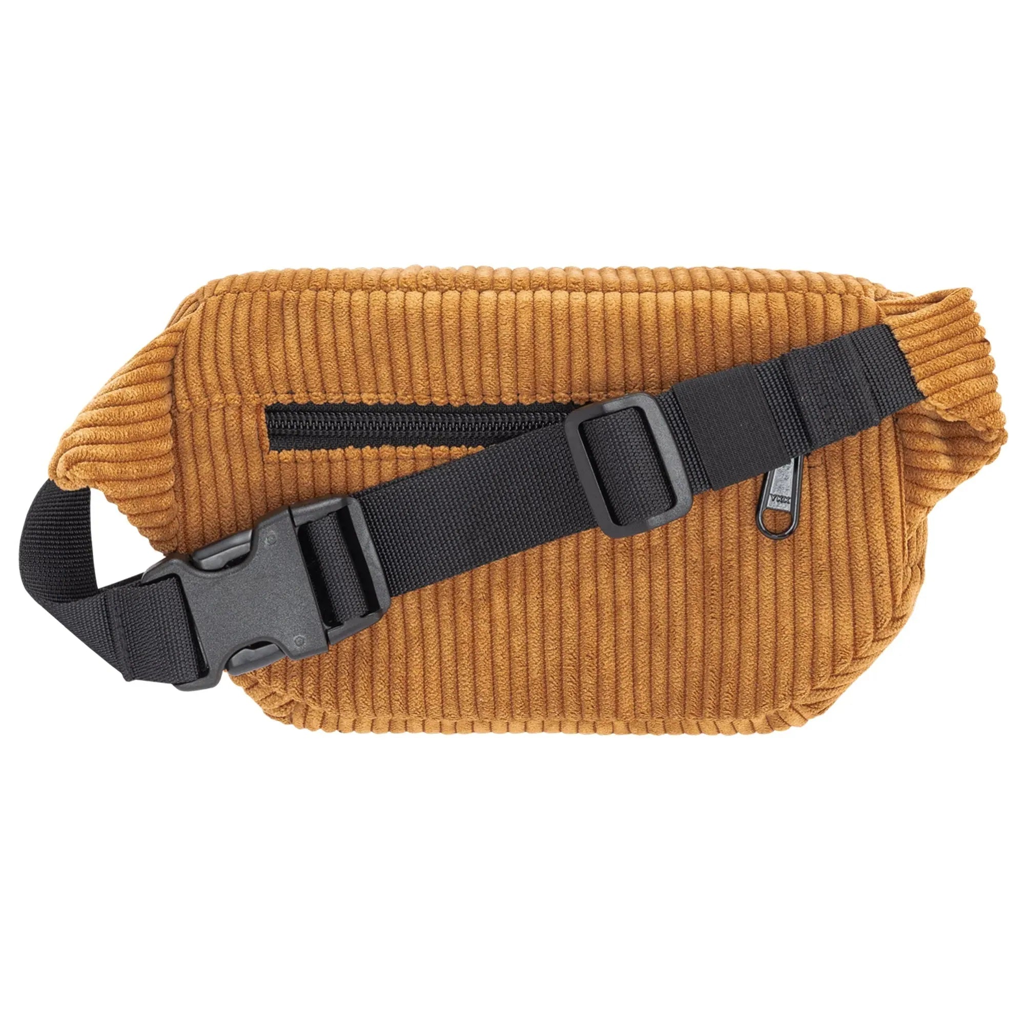 Bauchtasche Eckig klein, Cord Ocker Rückansicht (1) #farbe_Ocker