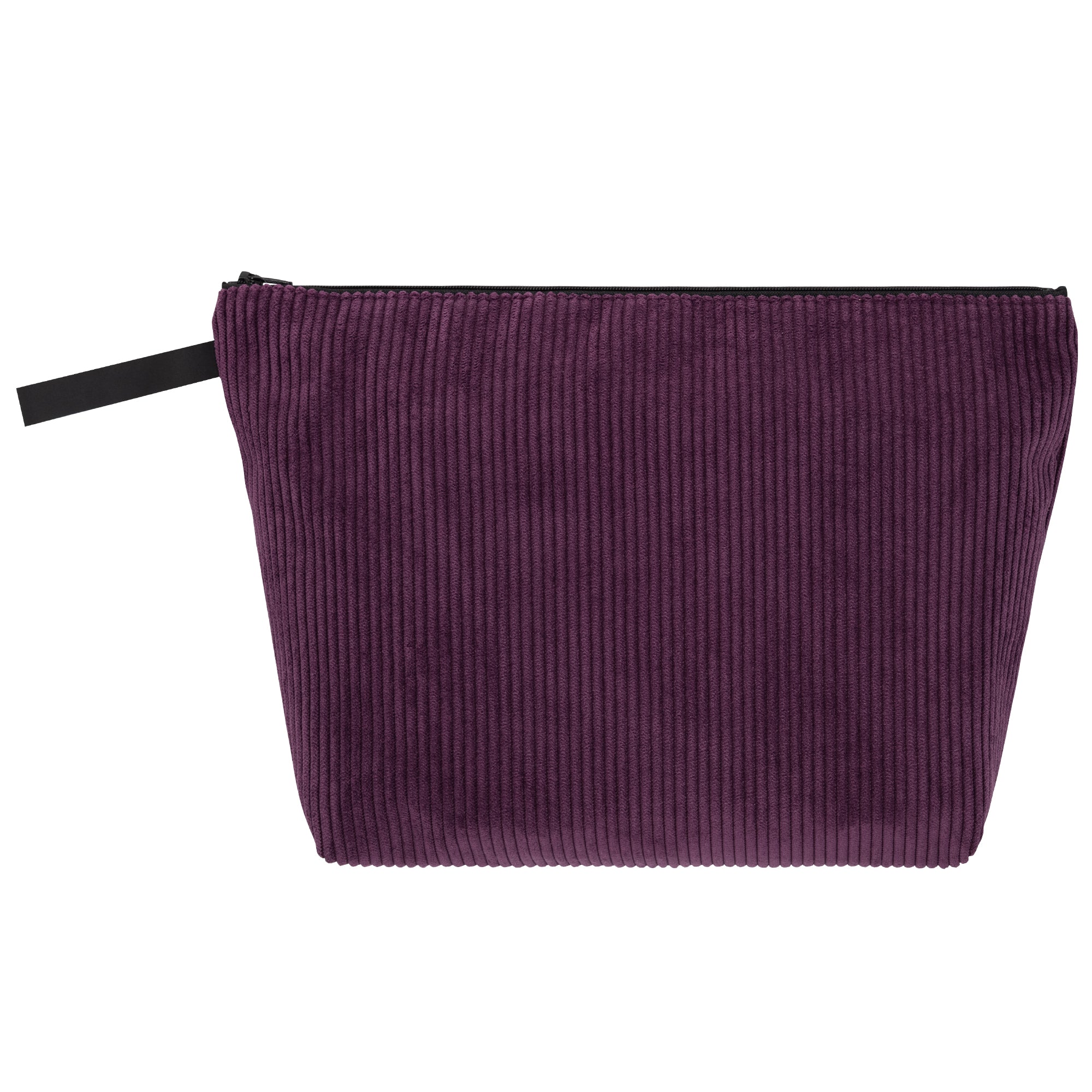 Kulturbeutel groß Cord Aubergine Rückansicht (1) #farbe_Aubergine