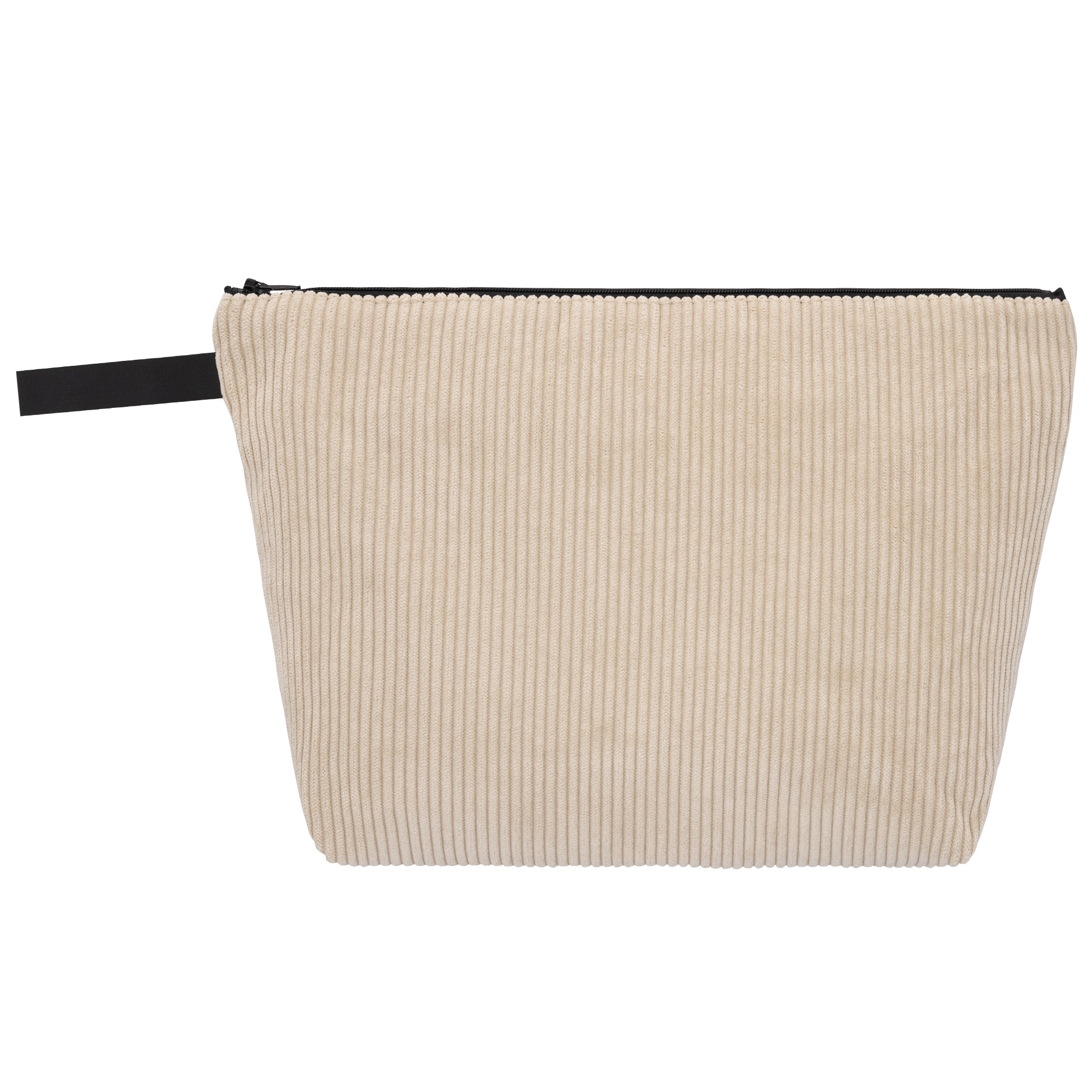 Kulturbeutel groß Cord Beige Rückansicht (1) #farbe_Beige