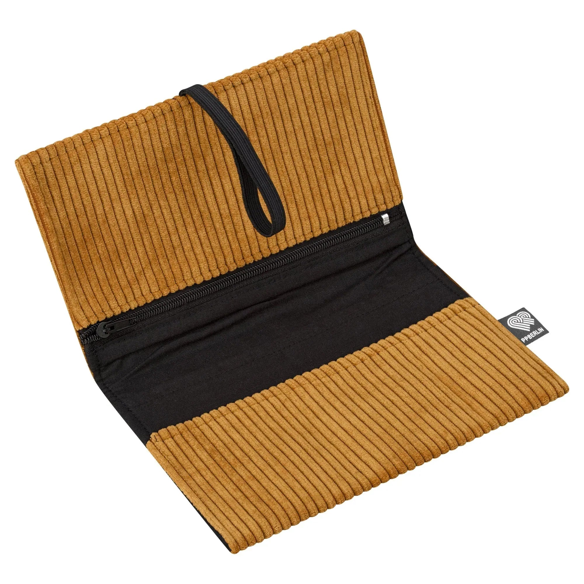 Tabaktasche, Cord Ocker Innenansicht (1) #farbe_Ocker