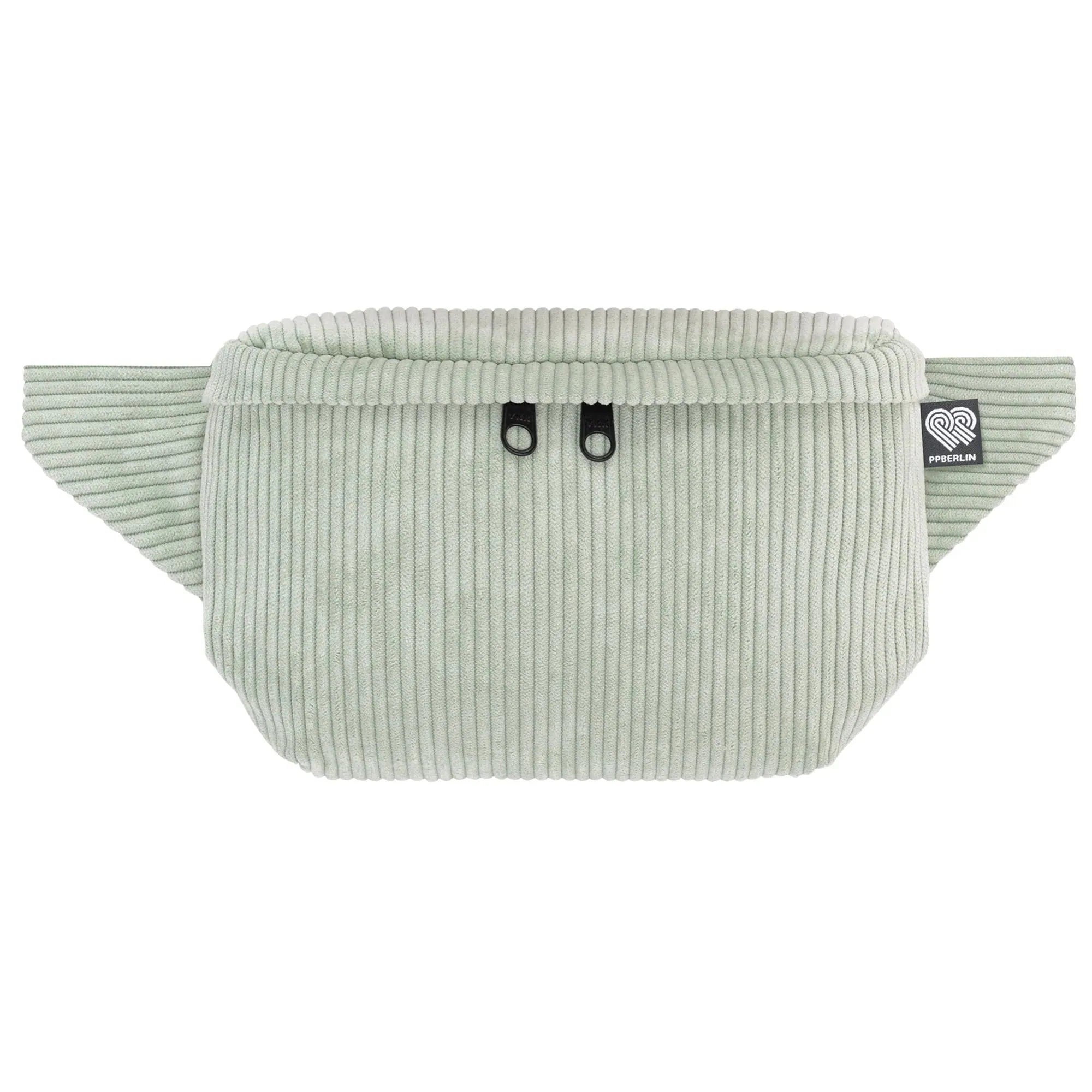 Bauchtasche eckig, Cord Mint Vorderansicht (0) #farbe_mint