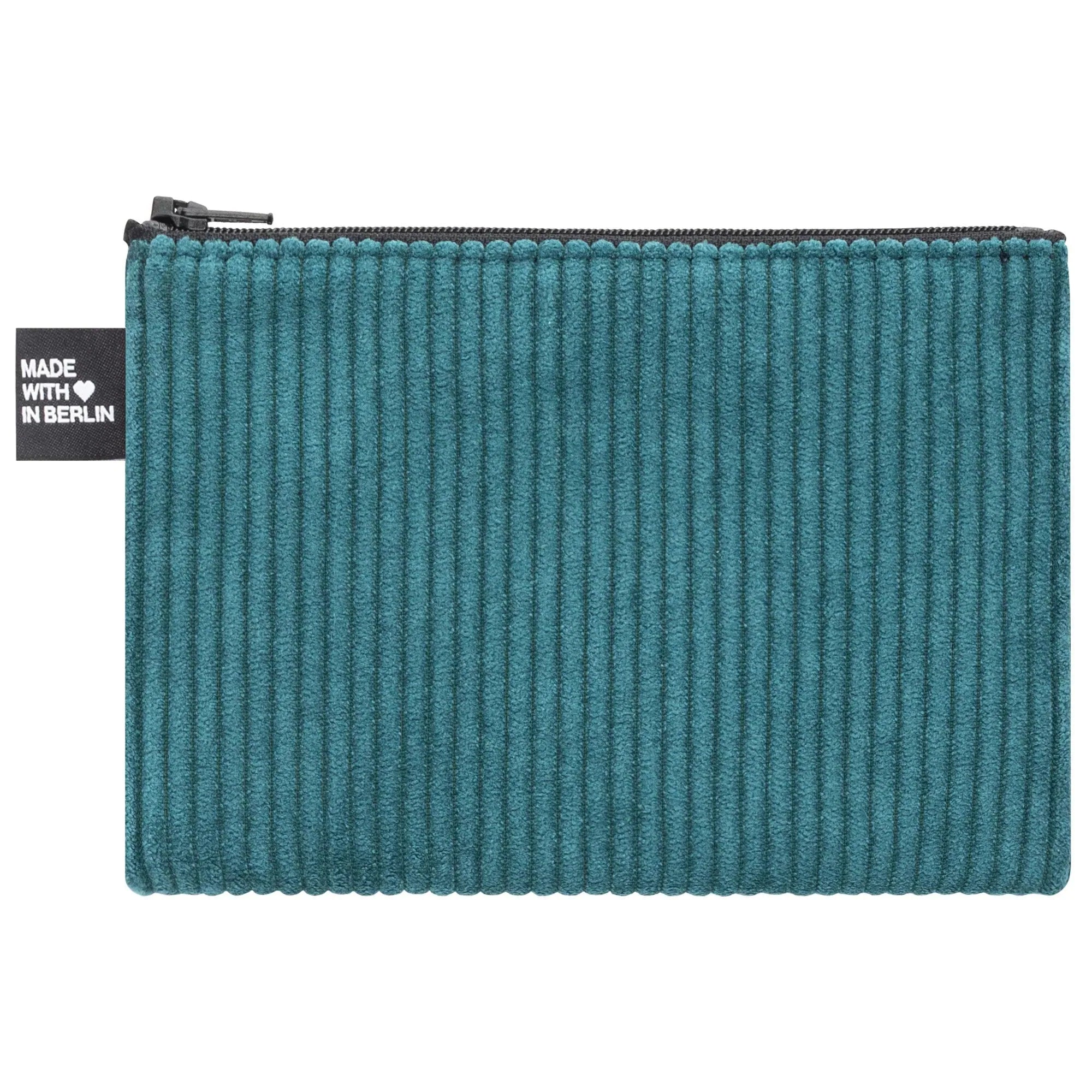 Etui medium, Cord Petrol Rückansicht (1) #farbe_Petrol