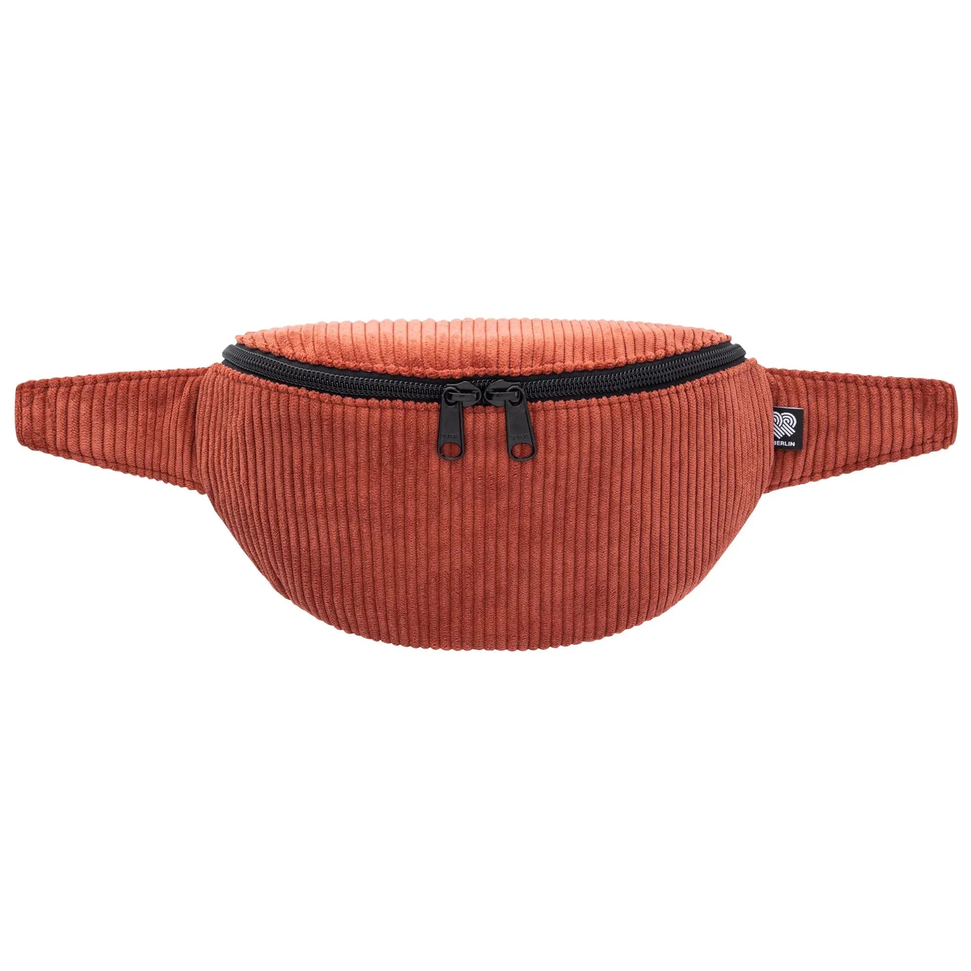 Bauchtasche klassisch, Cord Blutorange Vorderansicht (0) #farbe_Blutorange