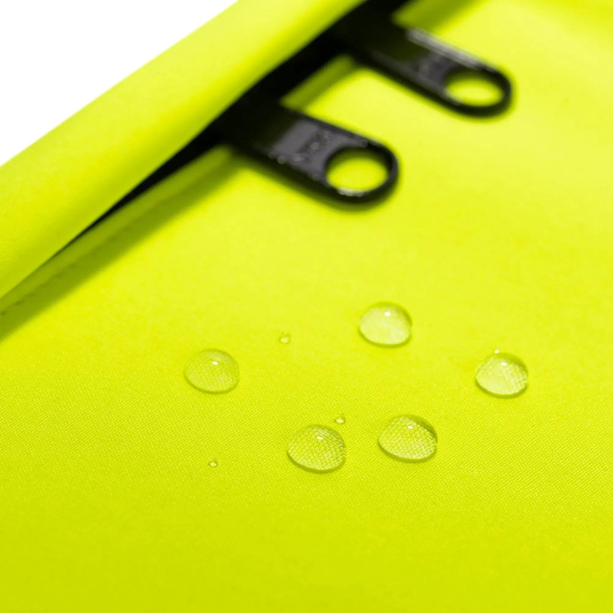 Bauchtasche eckig, Softshell Neongelb Detail2 (2) #farbe_Neongelb