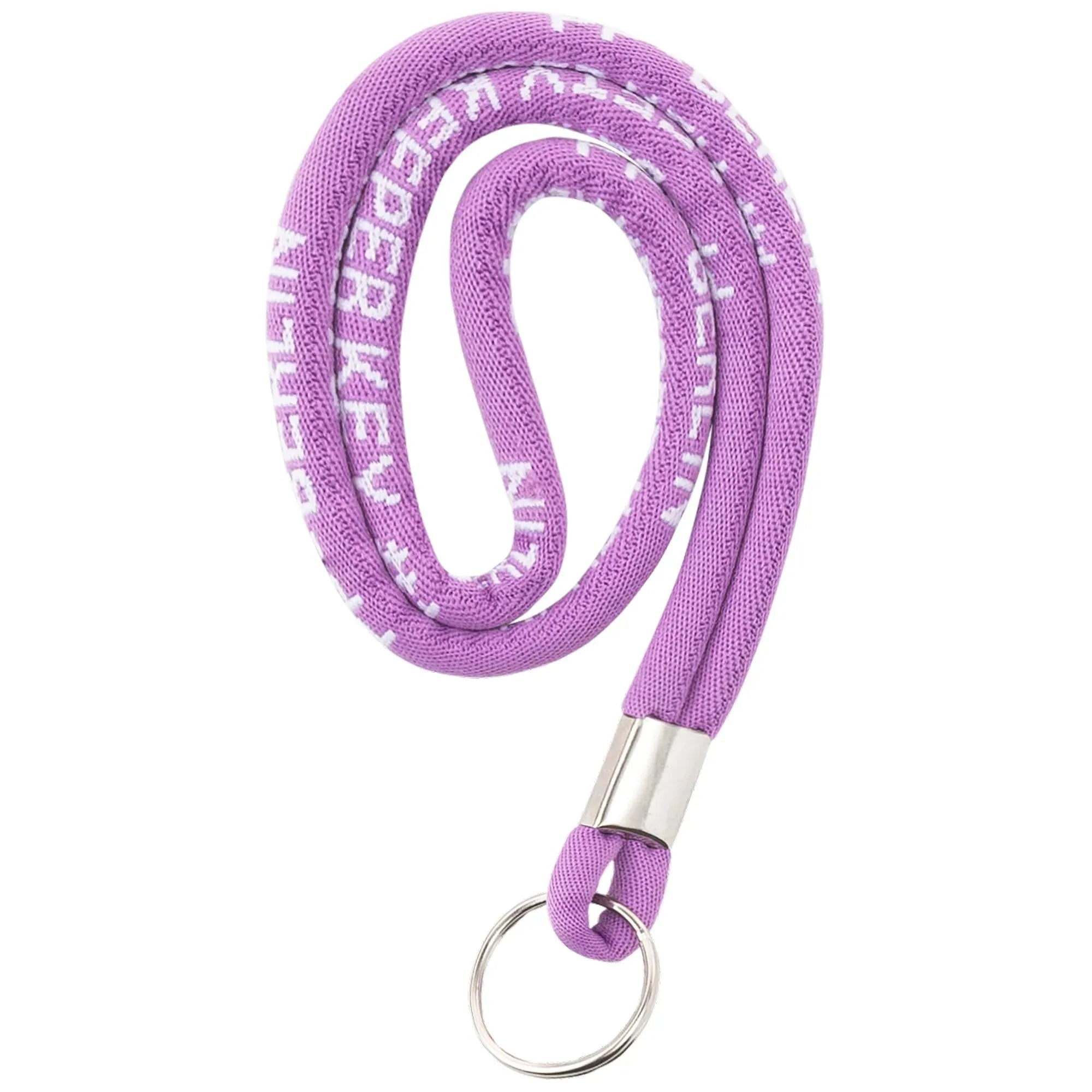 PP-Berlin Lanyard / kurzes Schlüsselband Flieder Detail2 (2) #farbe_Flieder