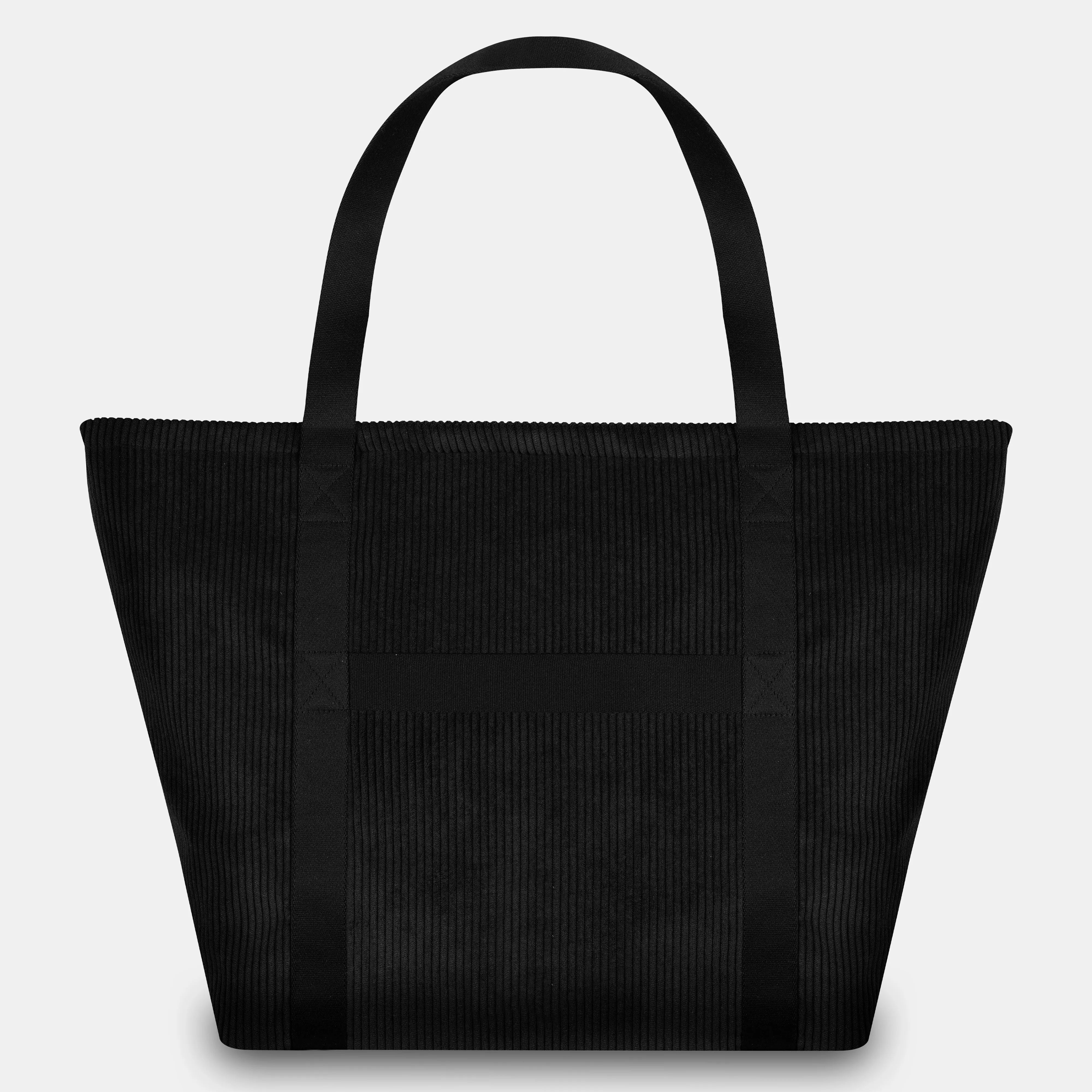 Weekender Medium Cord Schwarz Rückansicht (1) #farbe_schwarz