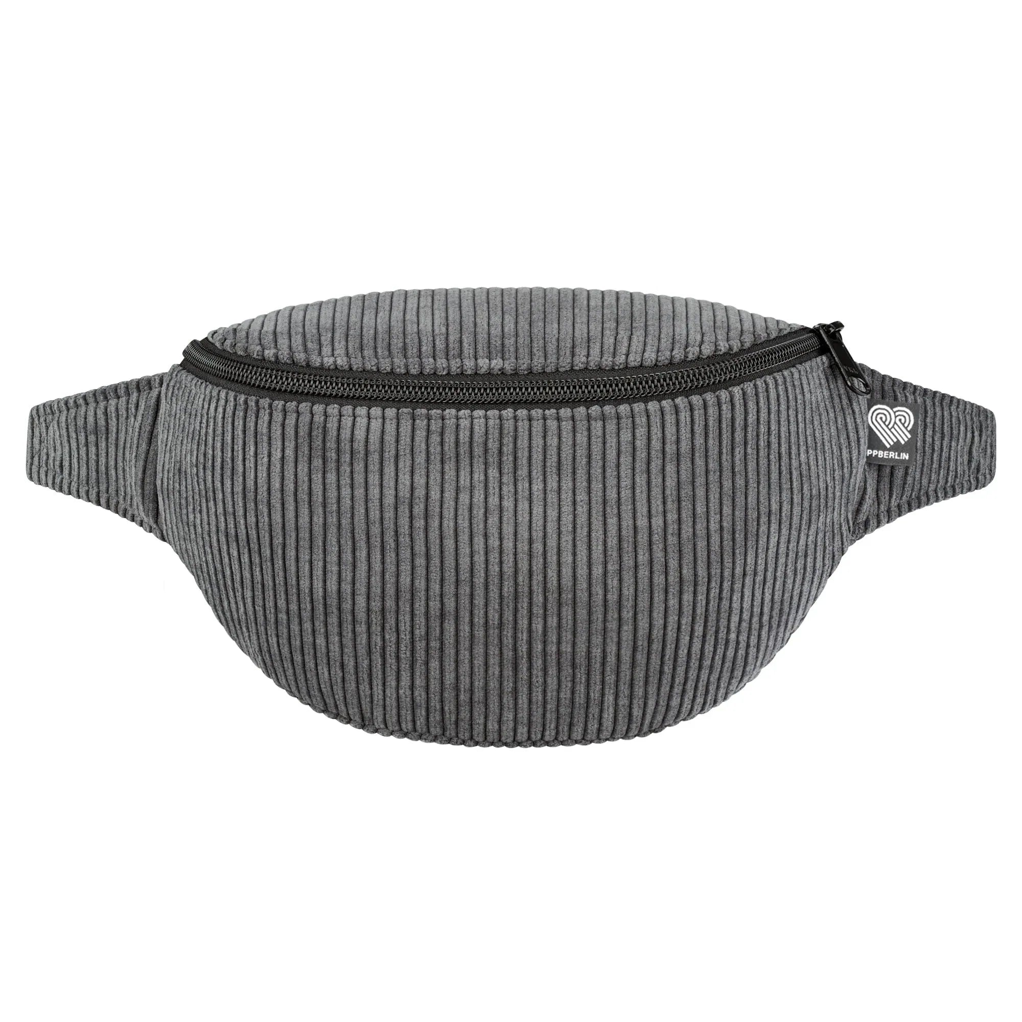 Bauchtasche klassisch, Cord Grau Vorderansicht (0) #farbe_Grau