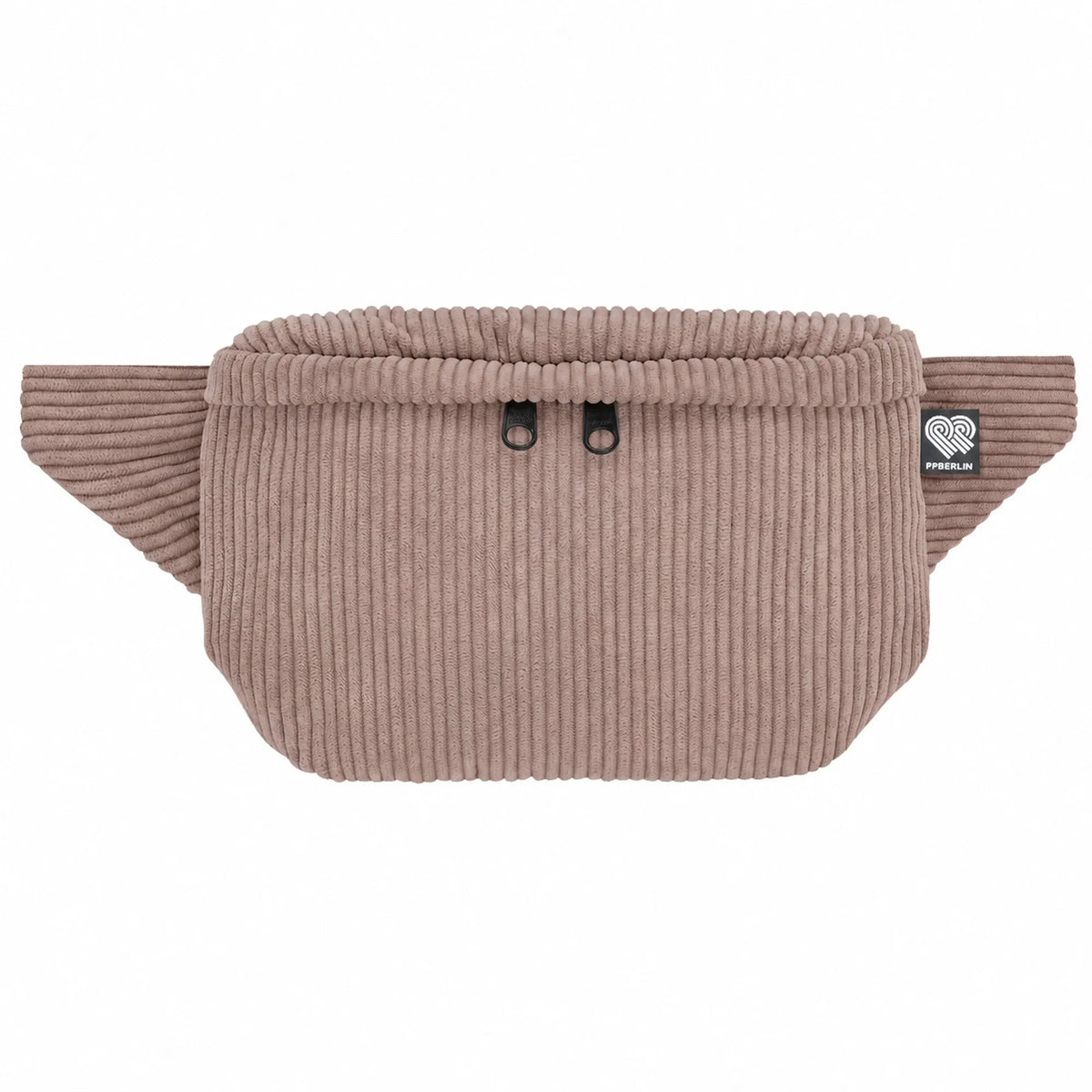 Bauchtasche eckig, Cord Taupe Vorderansicht (0) #farbe_Taupe