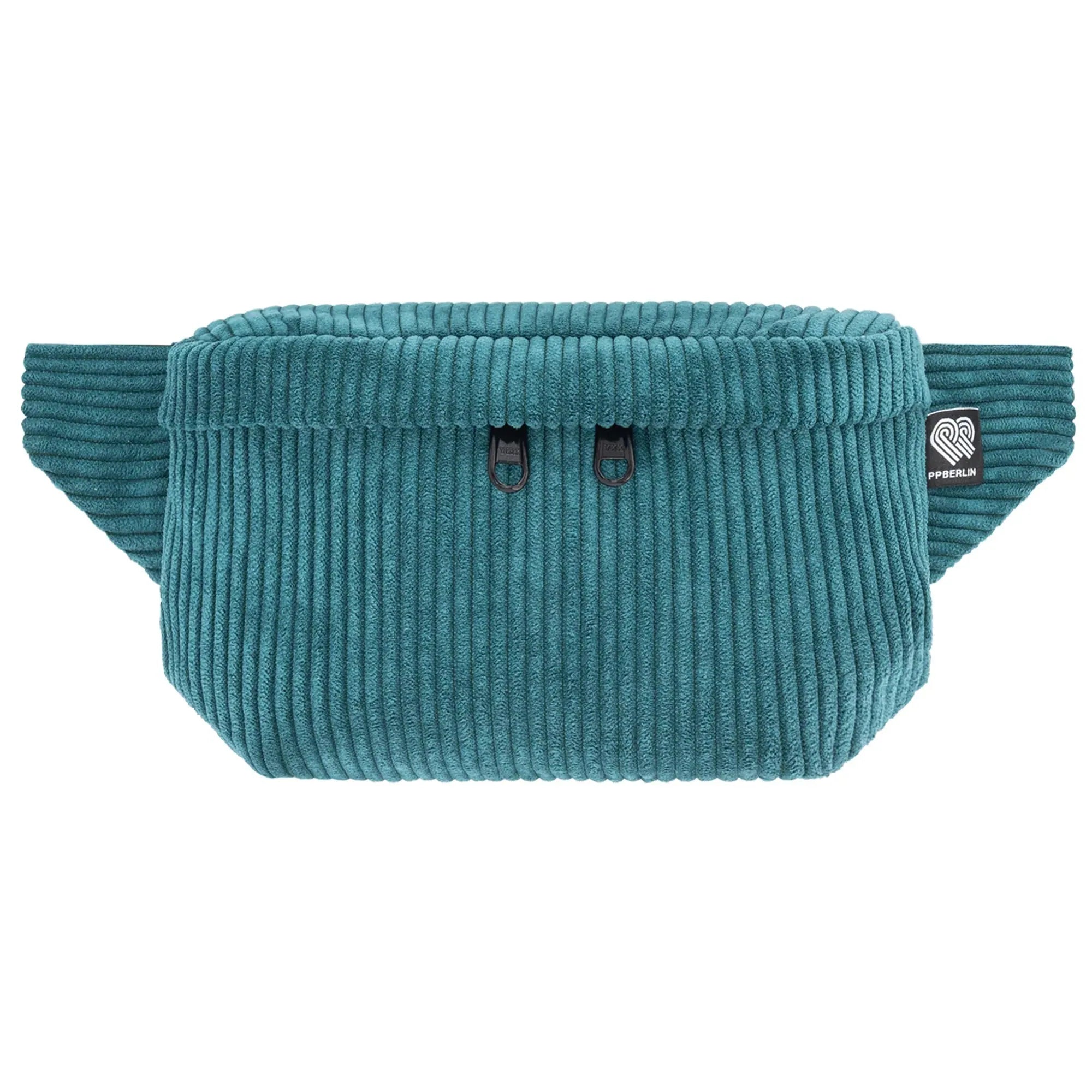 Bauchtasche Eckig klein, Cord Petrol Vorderansicht (0) #farbe_Petrol