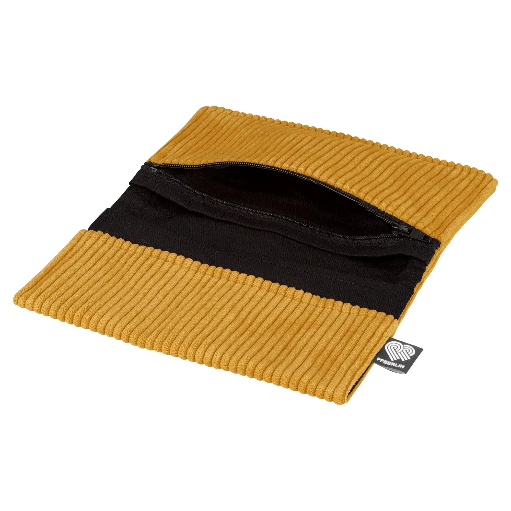Tabaktasche, Cord Currygelb Innenansicht (2) #farbe_Currygelb