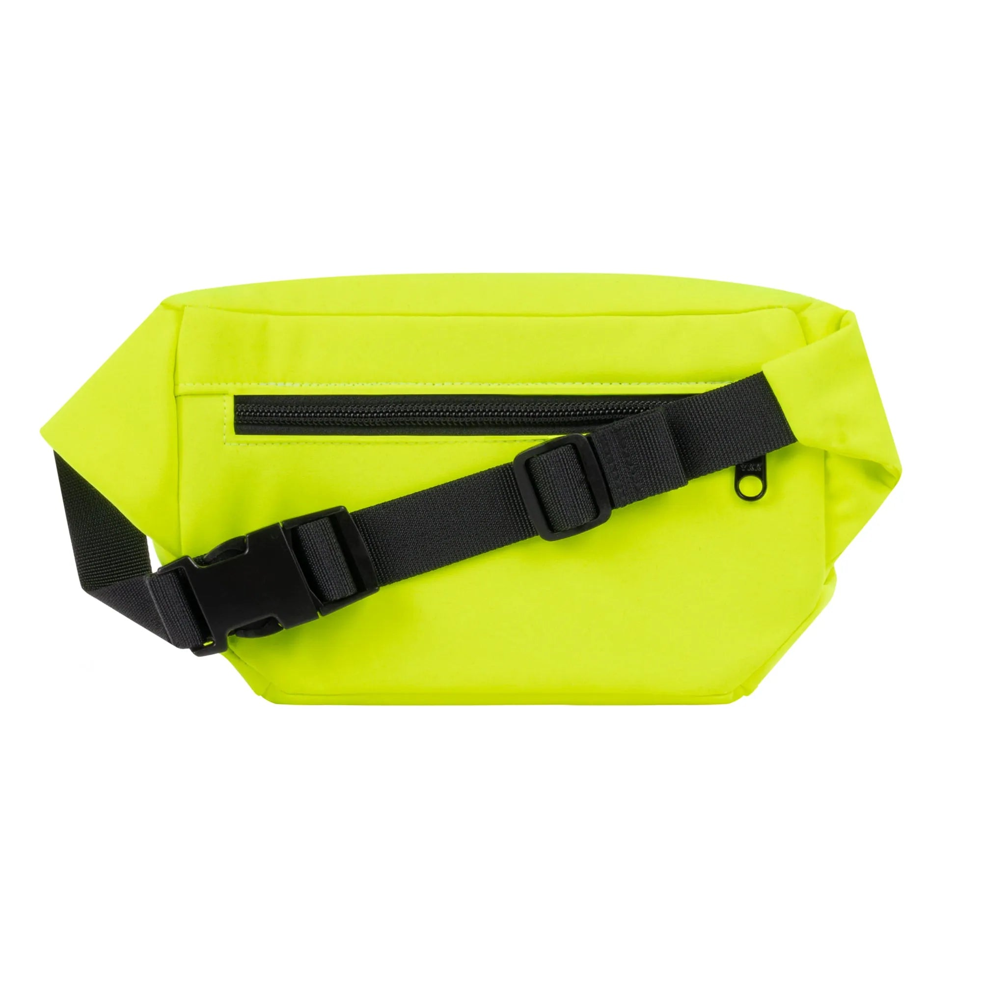 Bauchtasche eckig, Softshell Neongelb Rückansicht (1) #farbe_Neongelb