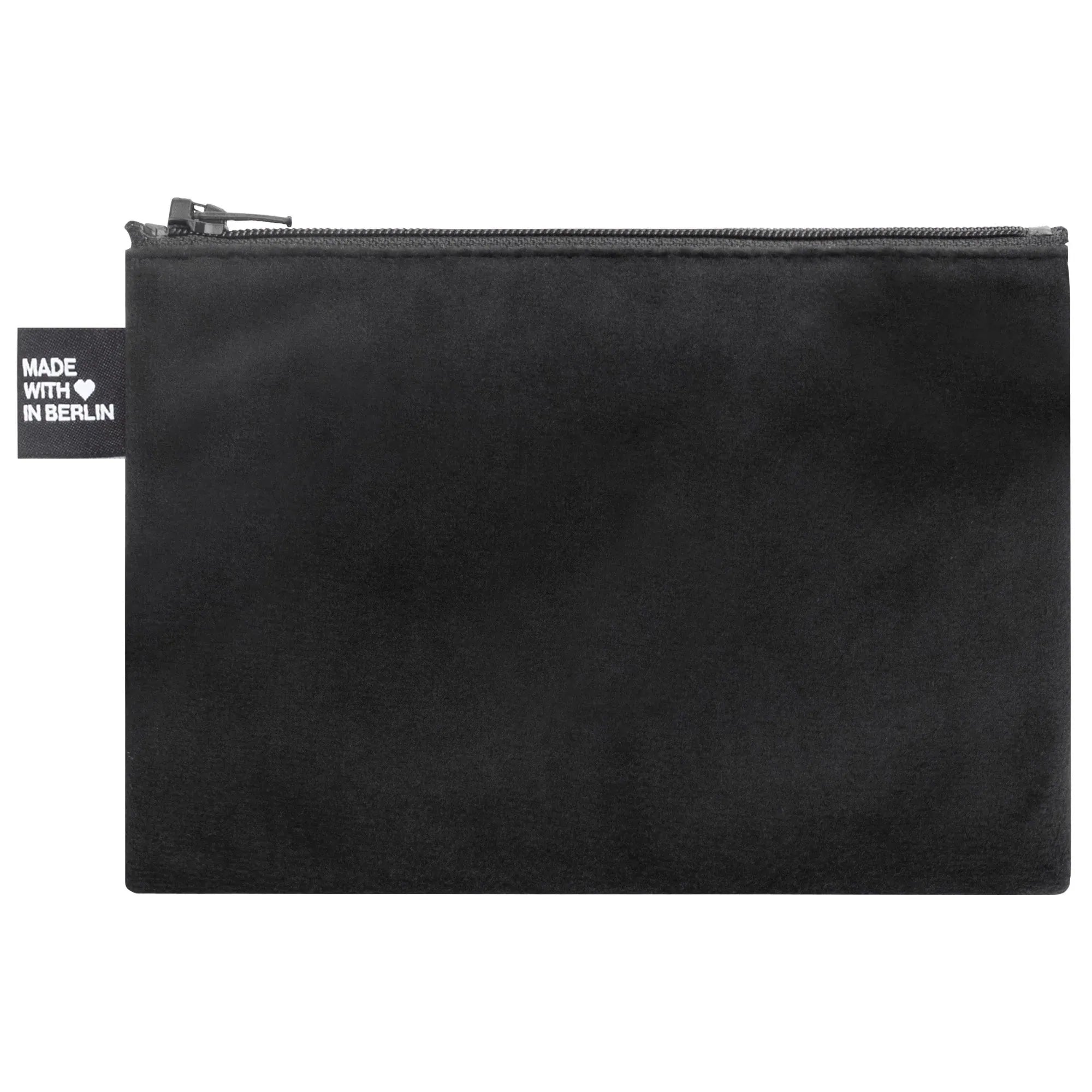 Etui medium, Samt Schwarz Rückseite (1) #farbe_schwarz