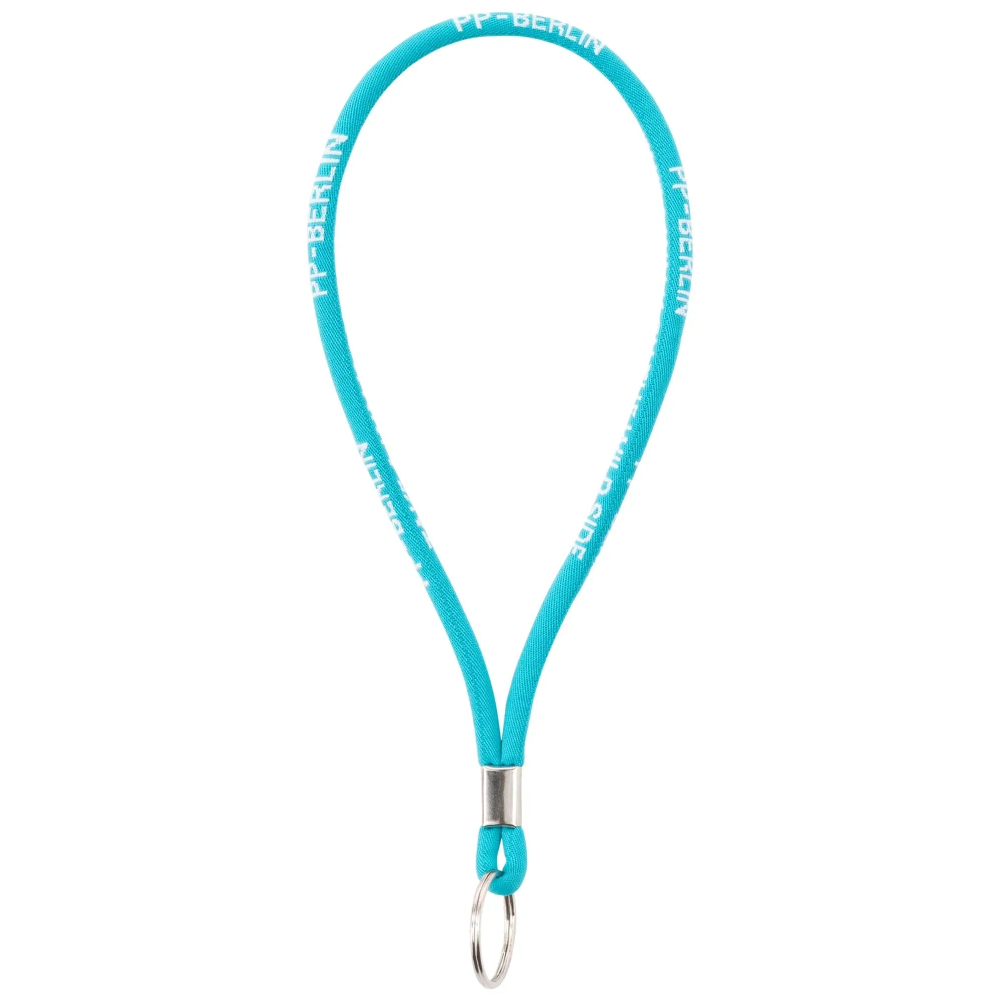 PP-Berlin Lanyard / kurzes Schlüsselband Türkis Vorderansicht (0) #farbe_Türkis