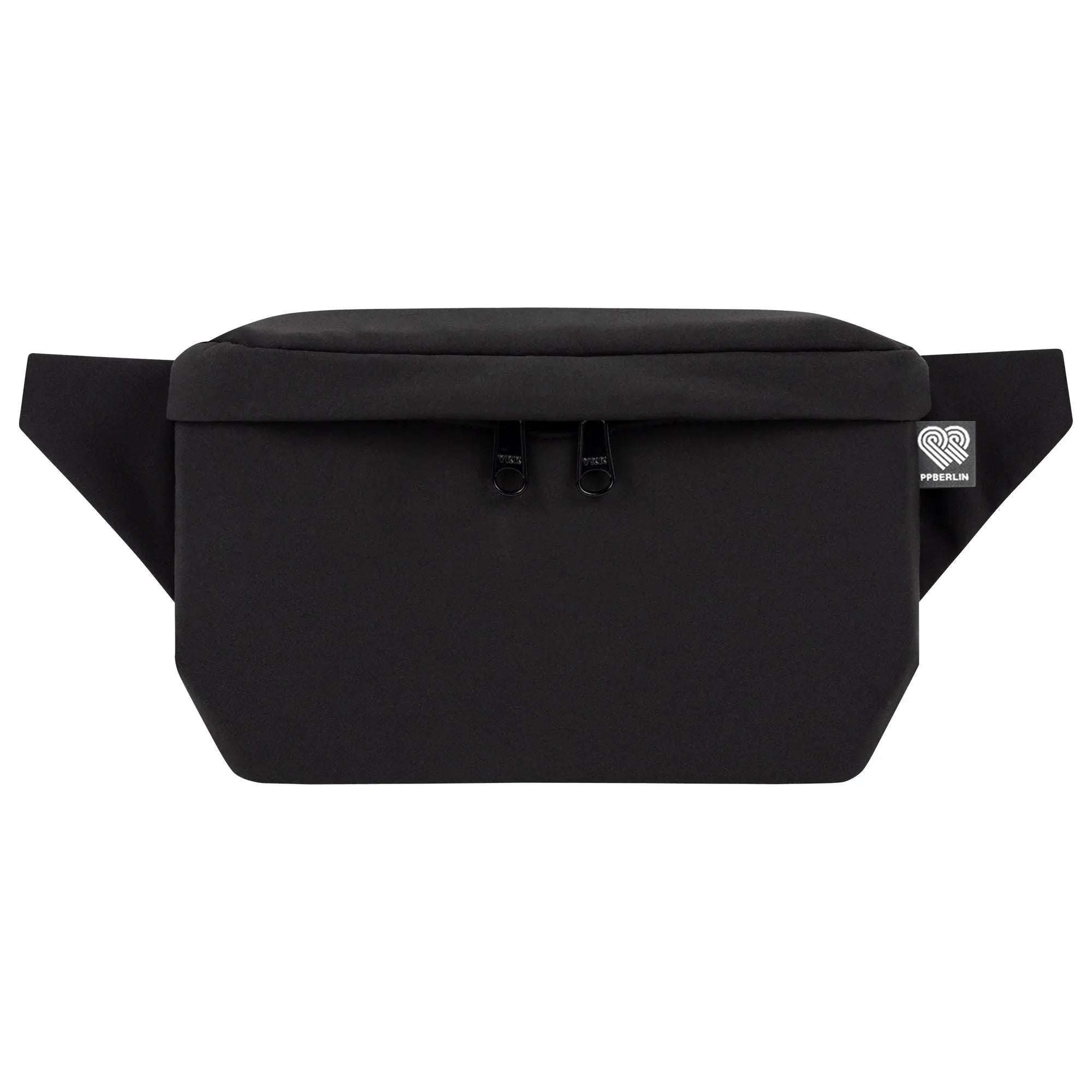 Bauchtasche eckig, Softshell Schwarz Vorderansicht (0) #farbe_Schwarz