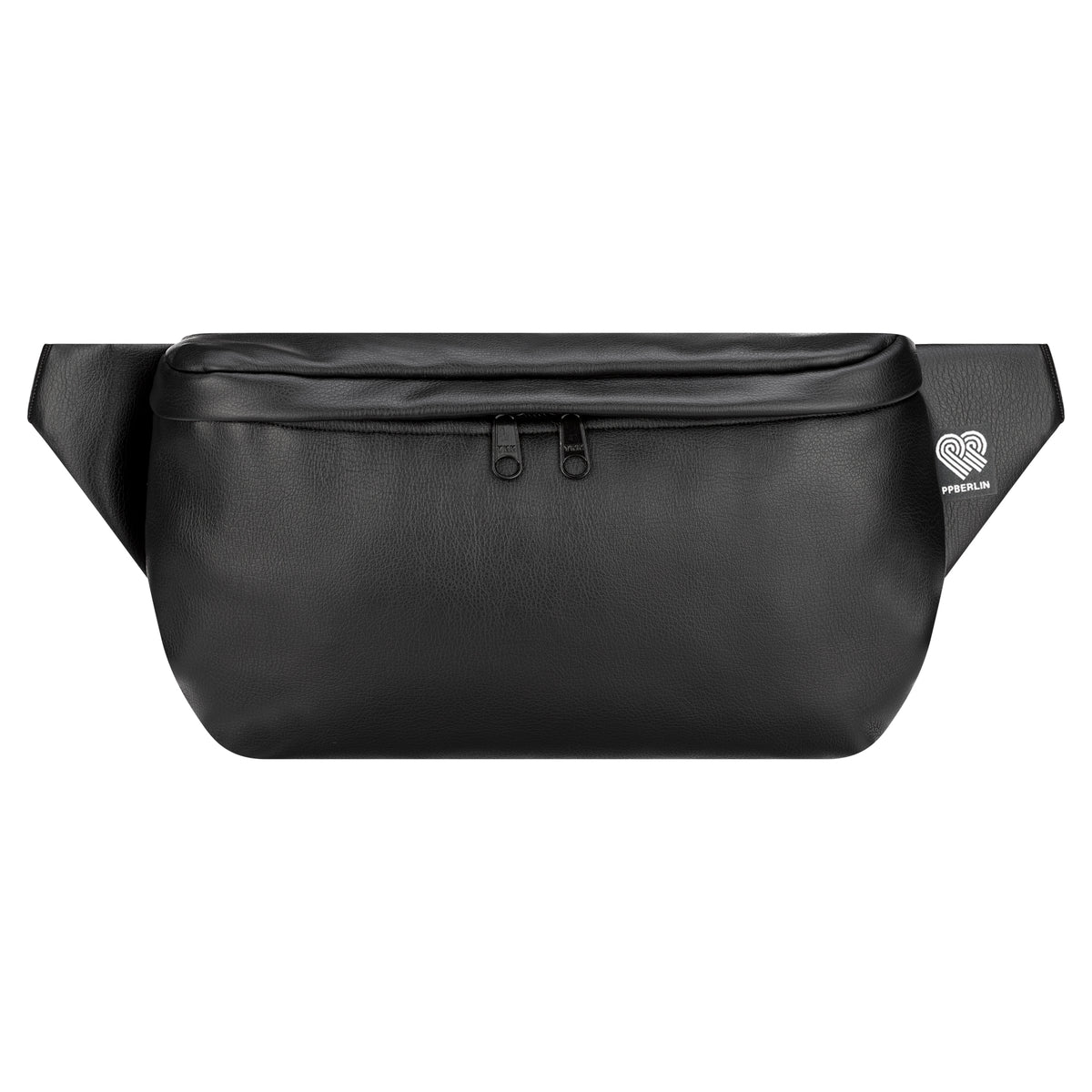 Bauchtasche Kunstleder Groß (0) #farbe_Schwarz