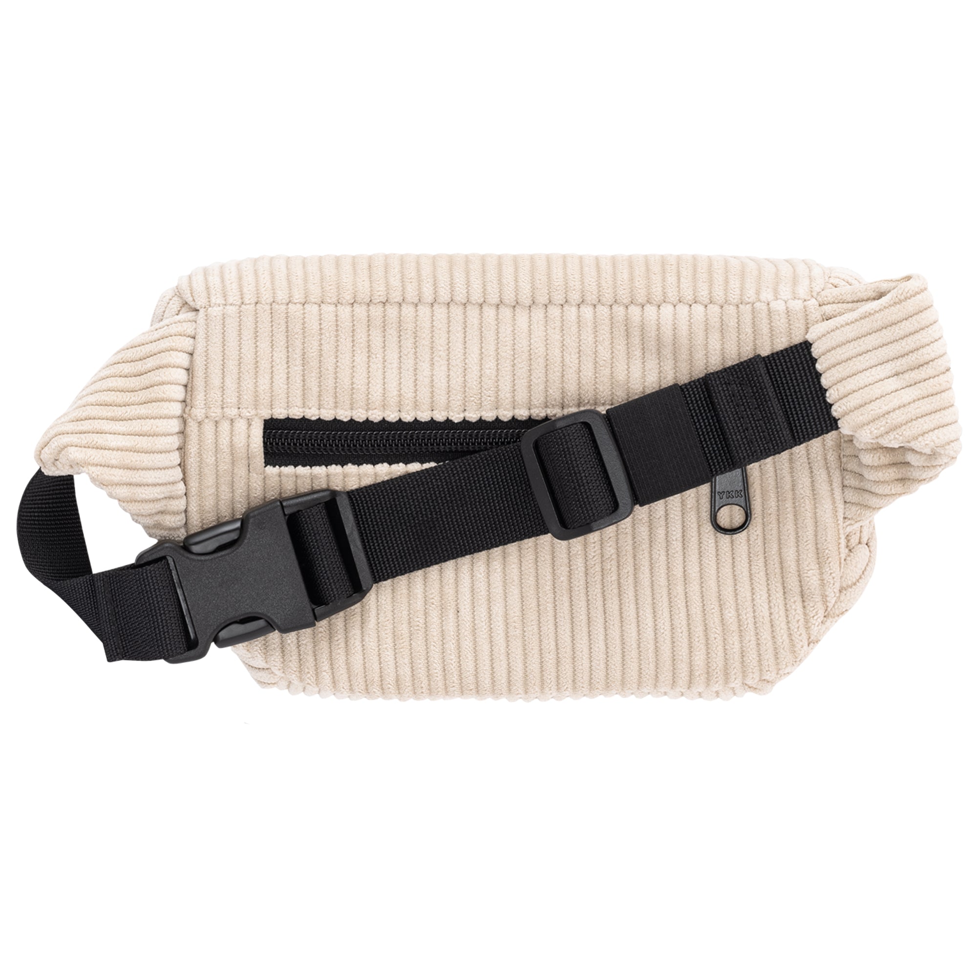 Bauchtasche Eckig klein, Cord Beige Rückansicht (1) #farbe_Beige