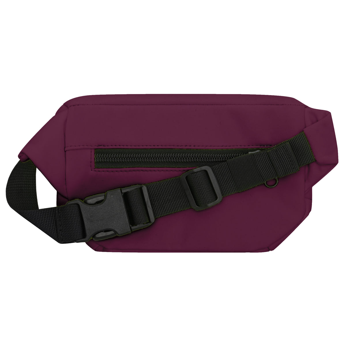 Bauchtasche Eckig klein, Softshell Weinrot Rückansicht (1) #farbe_weinrot