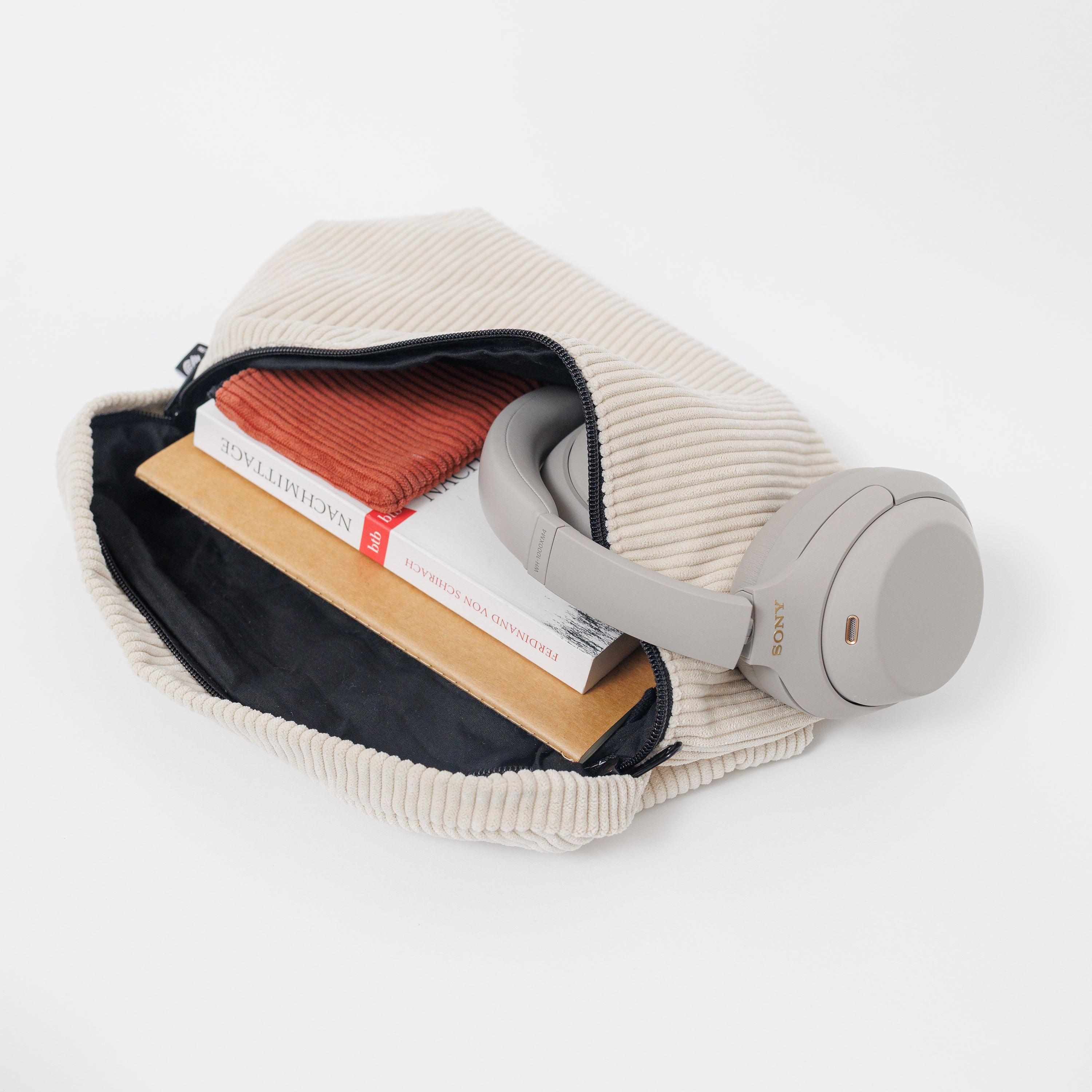 Bauchtasche groß, Cord beige (9) #farbe_beige