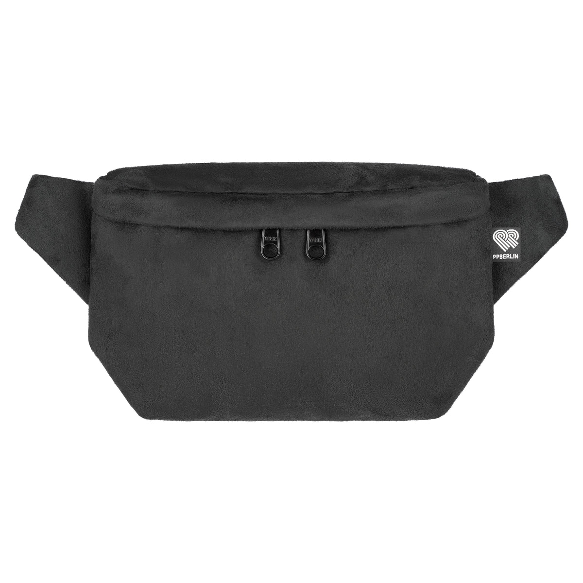 Bauchtasche eckig, Kunstwildleder Schwarz (0) #farbe_schwarz