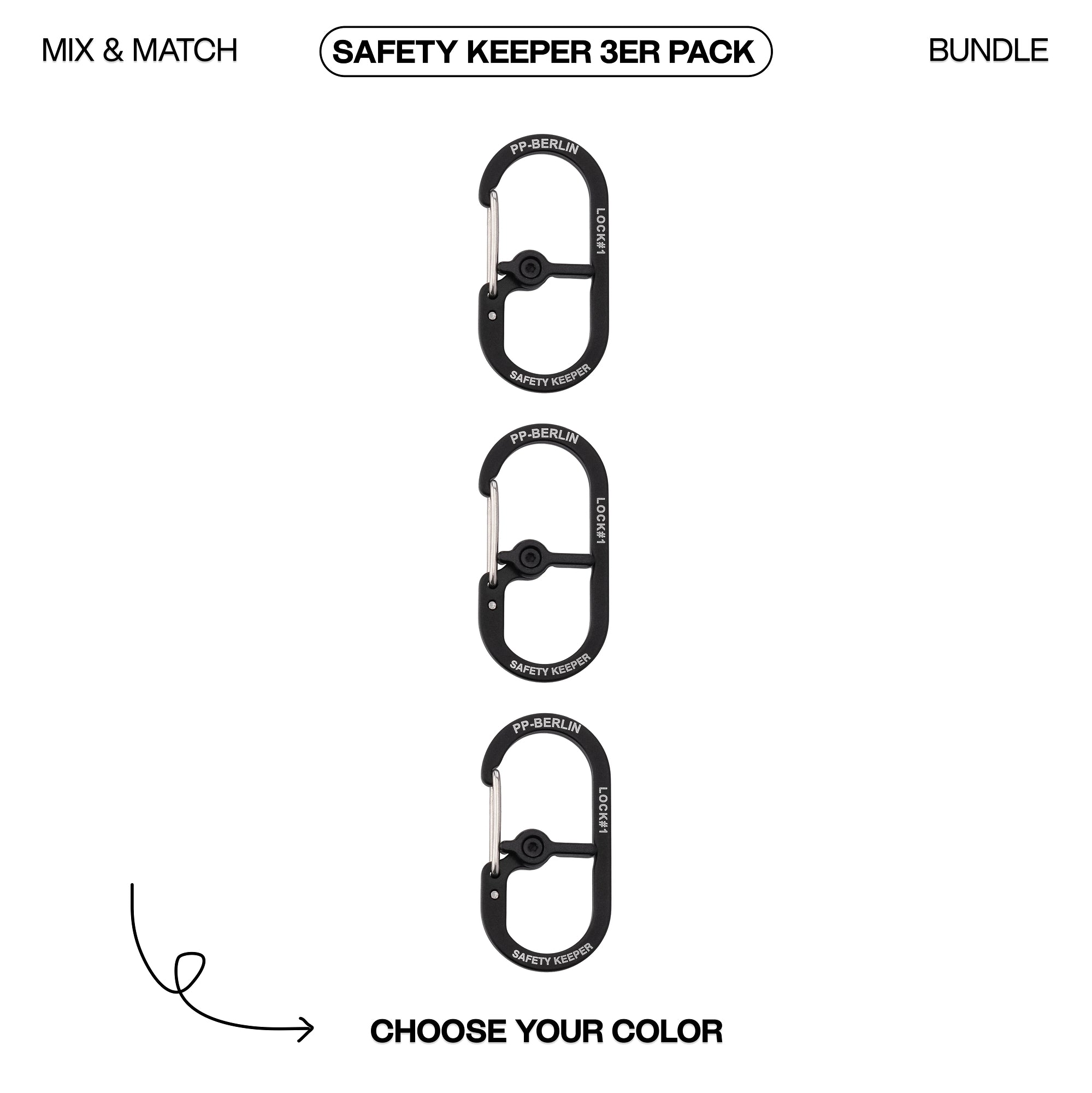 Safety Keeper Bundle (3er Pack)