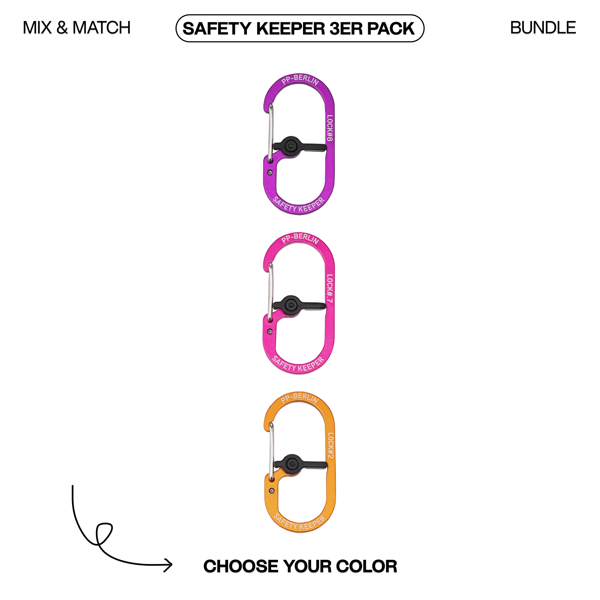 Safety Keeper Bundle (3er Pack)