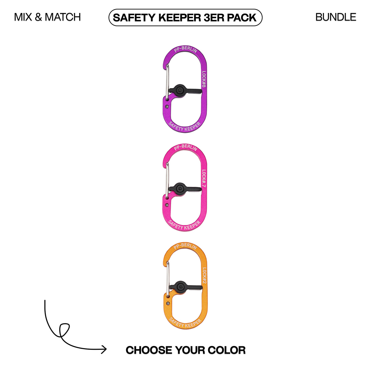 Safety Keeper Bundle (3er Pack)