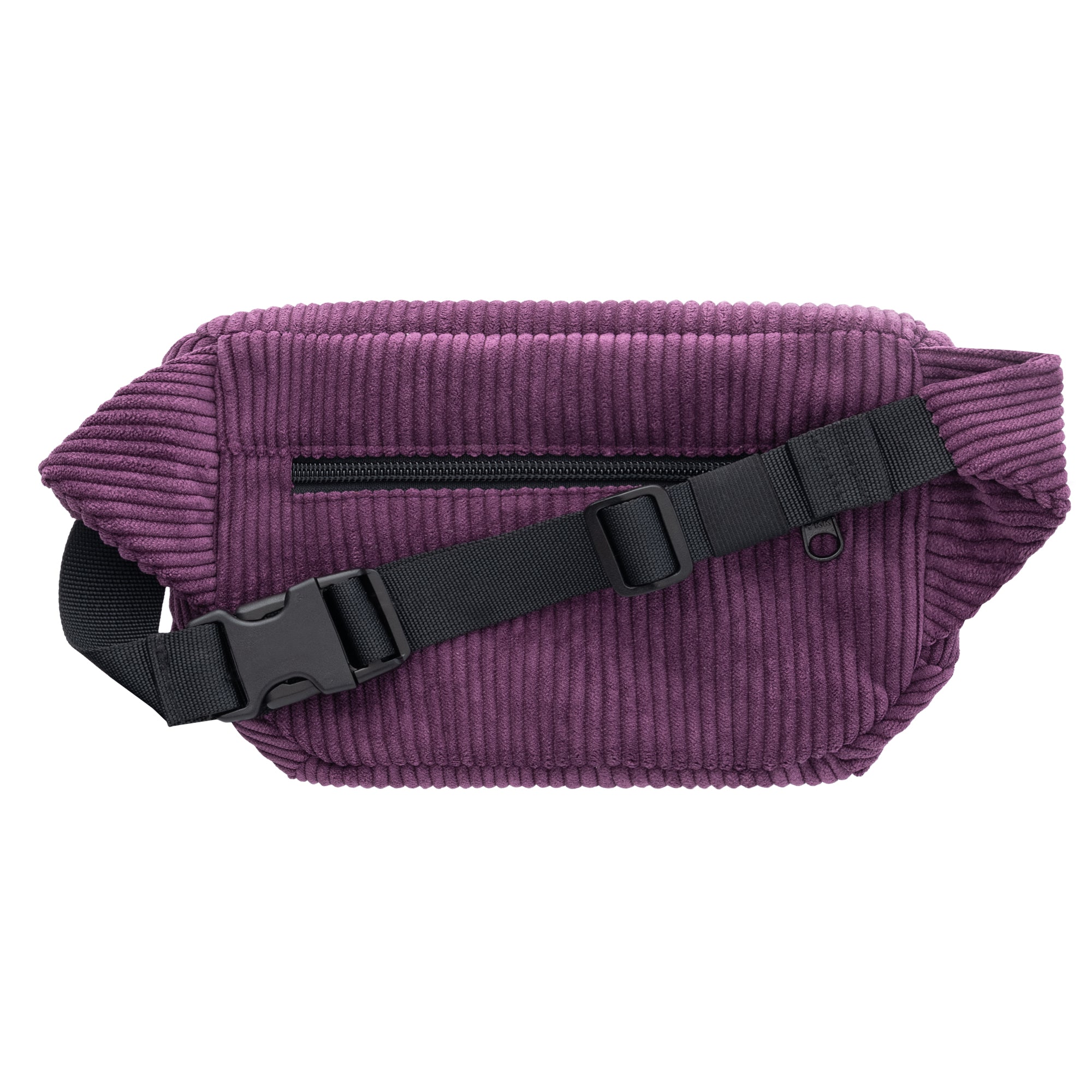 Bauchtasche eckig, Cord aubergine (1) #farbe_aubergine