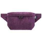 Bauchtasche Eckig klein, Cord aubergine (0) #farbe_aubergine