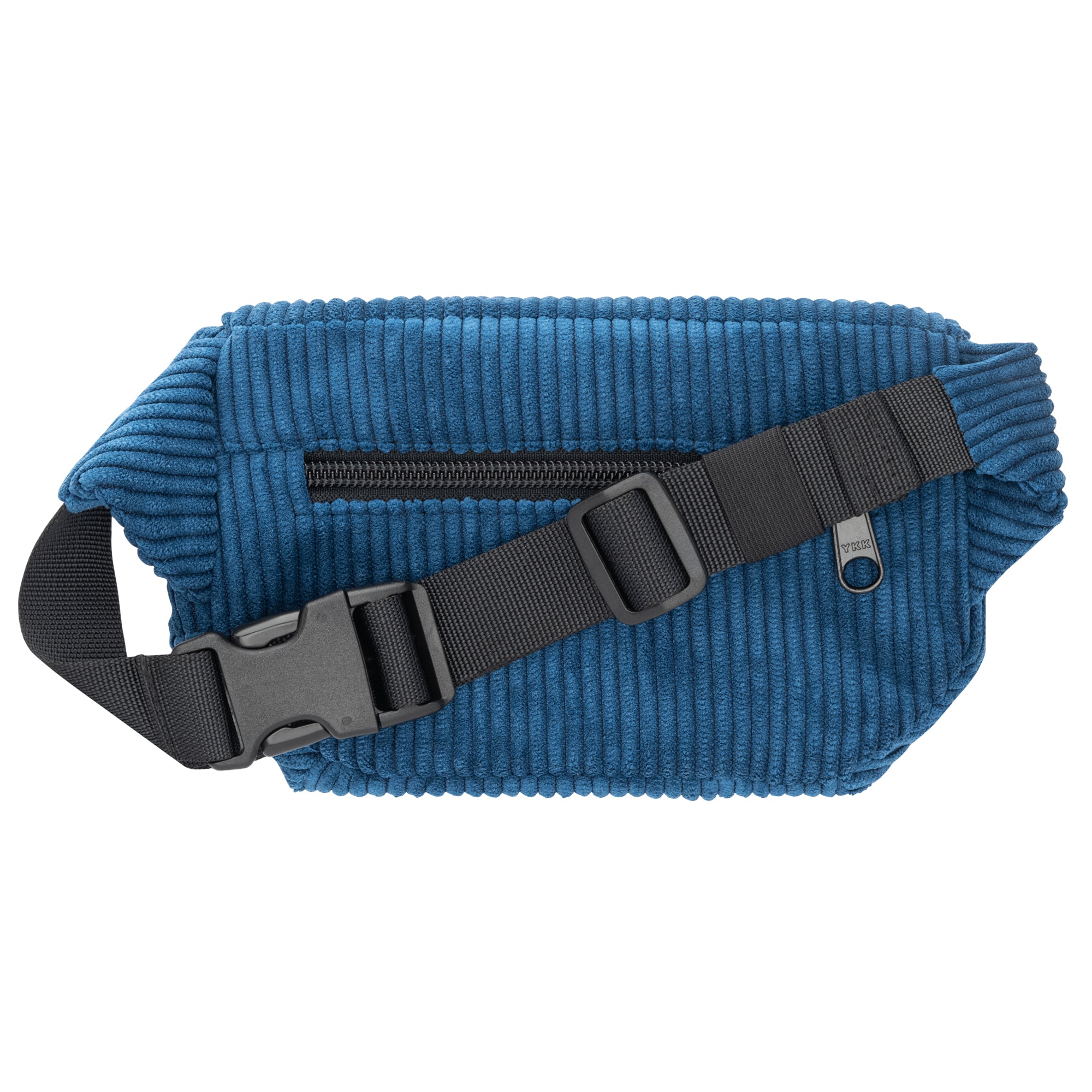 Bauchtasche Eckig klein, Cord blau (1) #farbe_blau