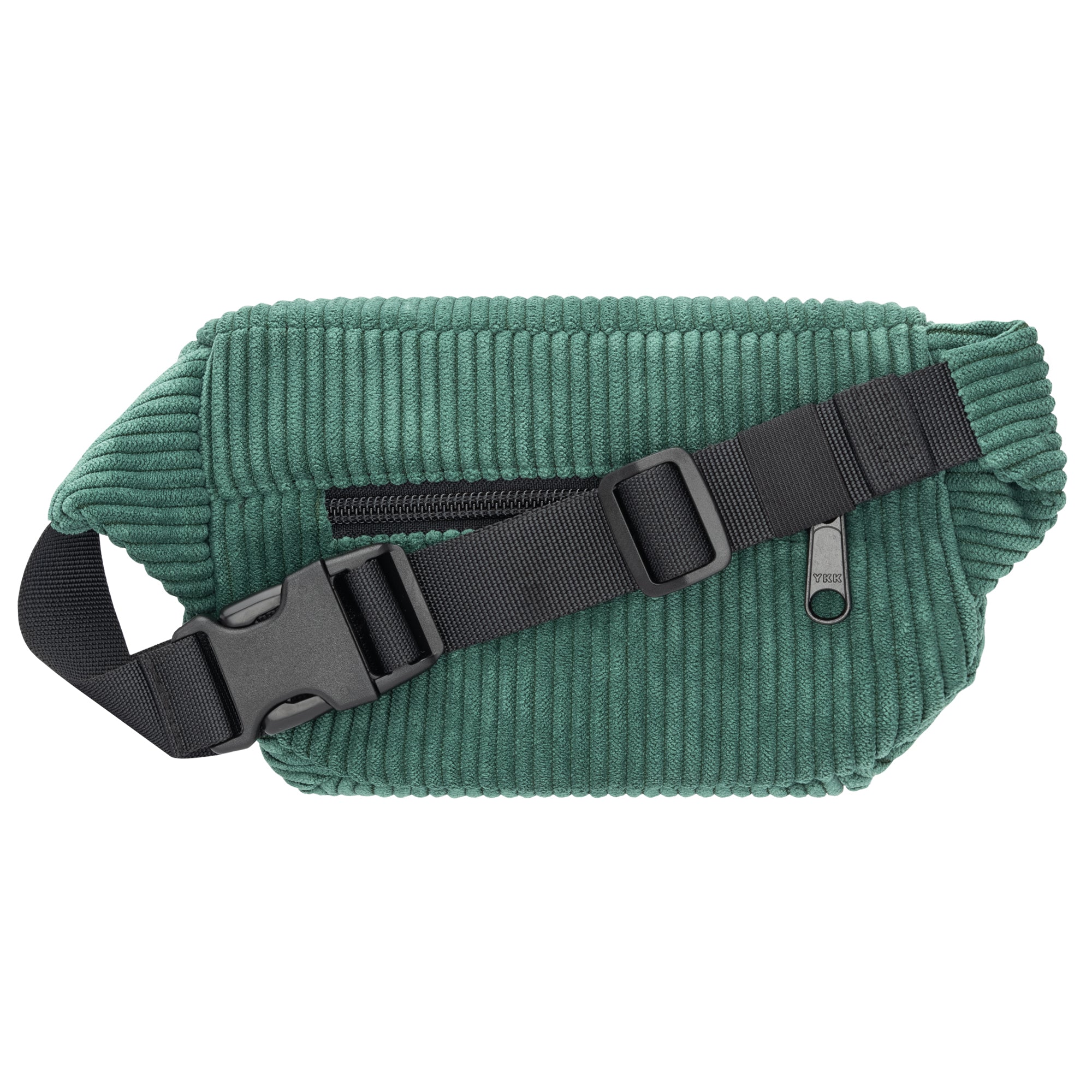 Bauchtasche Eckig klein, Cord grün (1) #farbe_grün