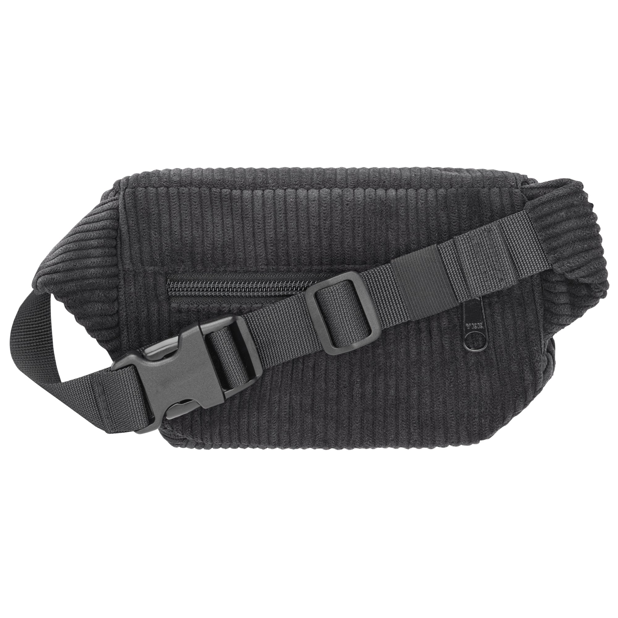 Bauchtasche Eckig klein, Cord schwarz (1) #farbe_schwarz