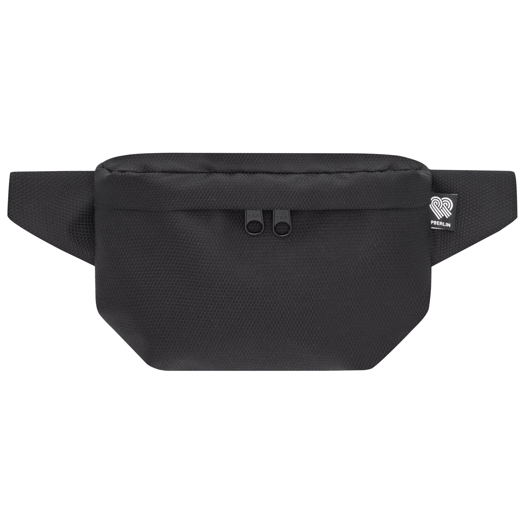 Bauchtasche Eckig klein, Meeresplastik schwarz (0) #farbe_schwarz
