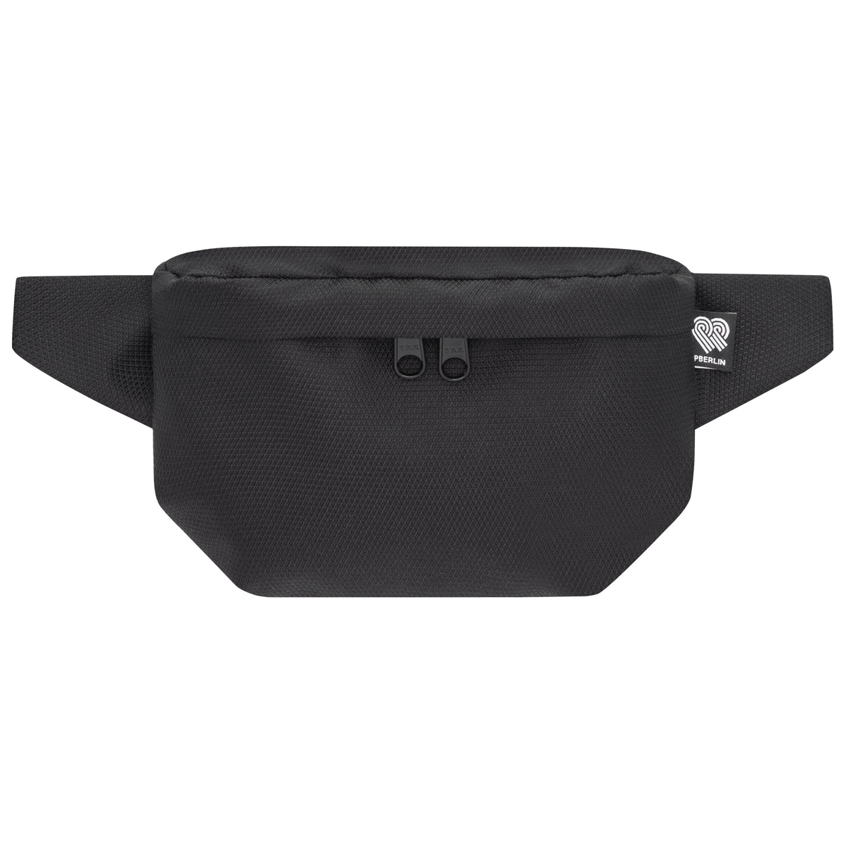 Bauchtasche Eckig klein, Meeresplastik schwarz (0) #farbe_schwarz