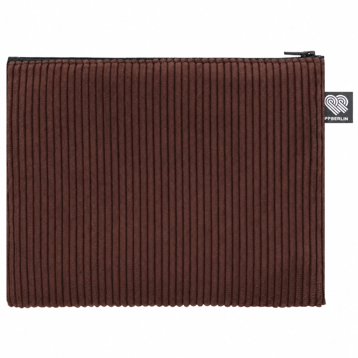 Etui Groß Cord Dunkelbraun Vorderansicht (0) #farbe_Dunkelbraun