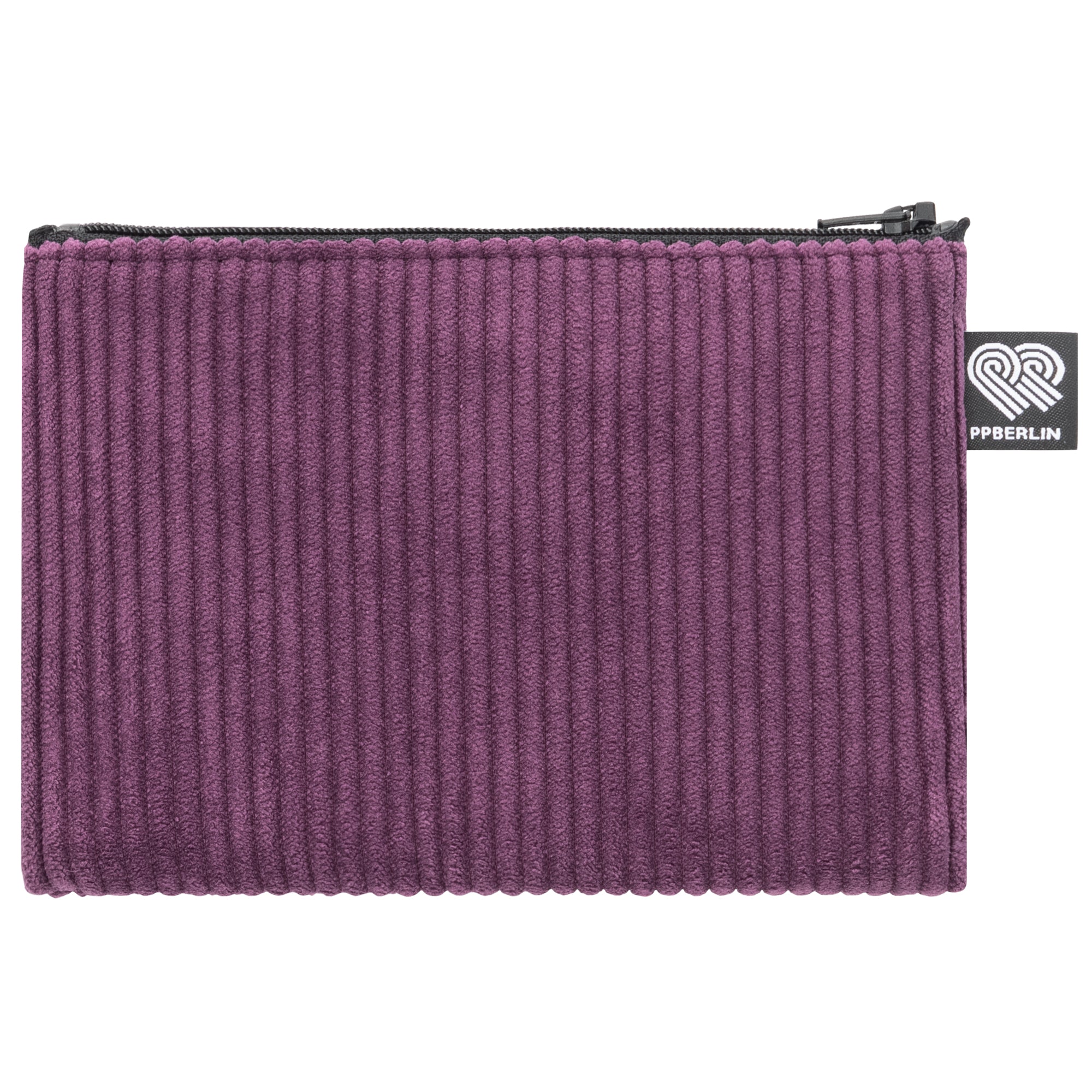 Etui medium, Cord Aubergine Vorderseite (0) #farbe_aubergine