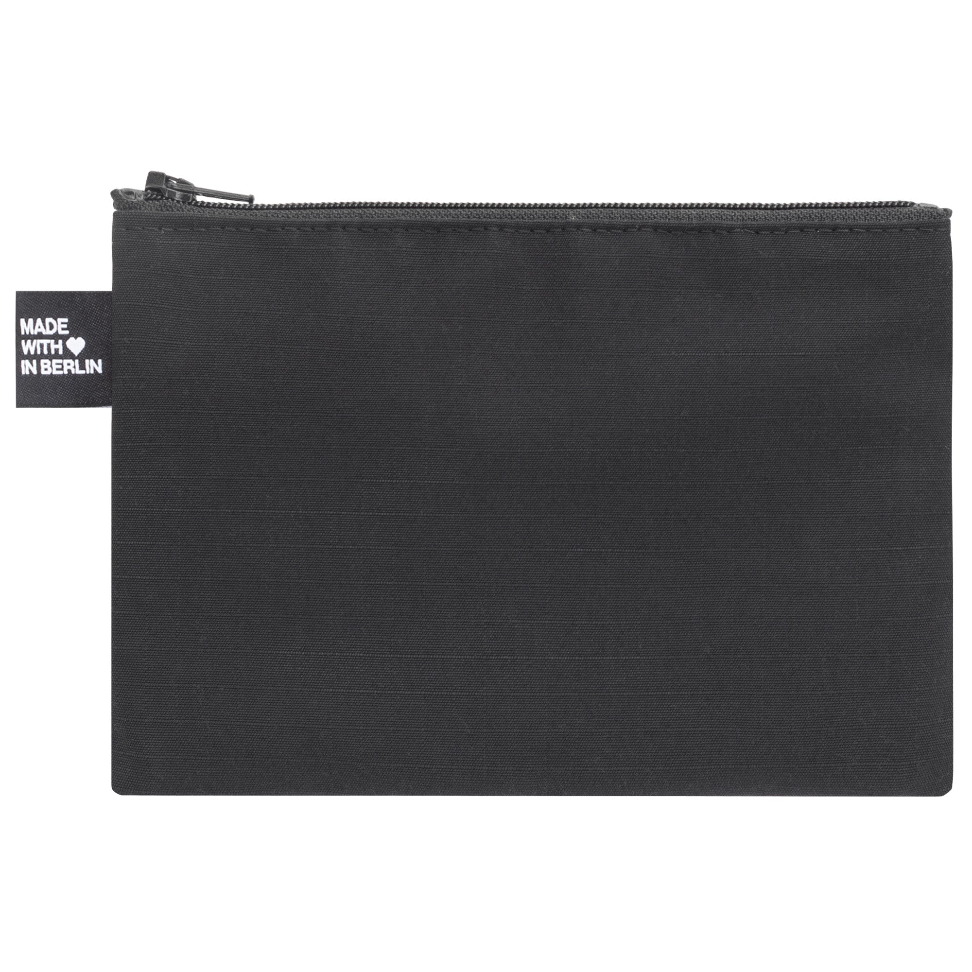 Etui medium, Ripstop Schwarz Rückseite (1) #farbe_schwarz