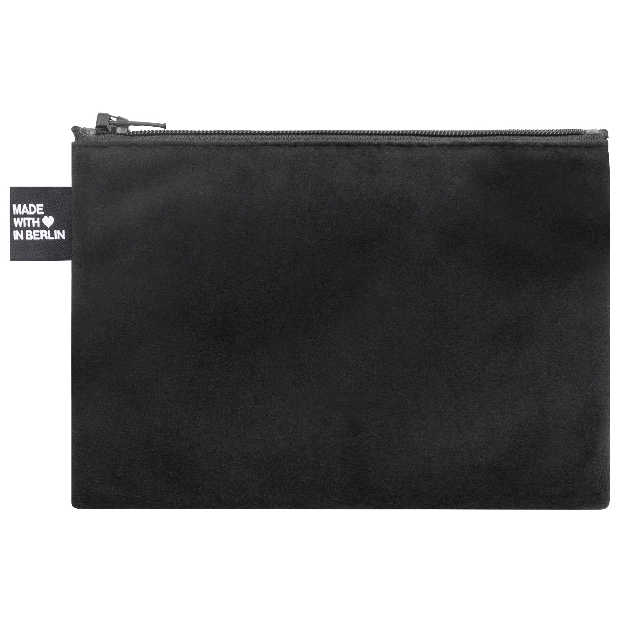 Etui medium, Samt Schwarz Rückseite (1) #farbe_schwarz