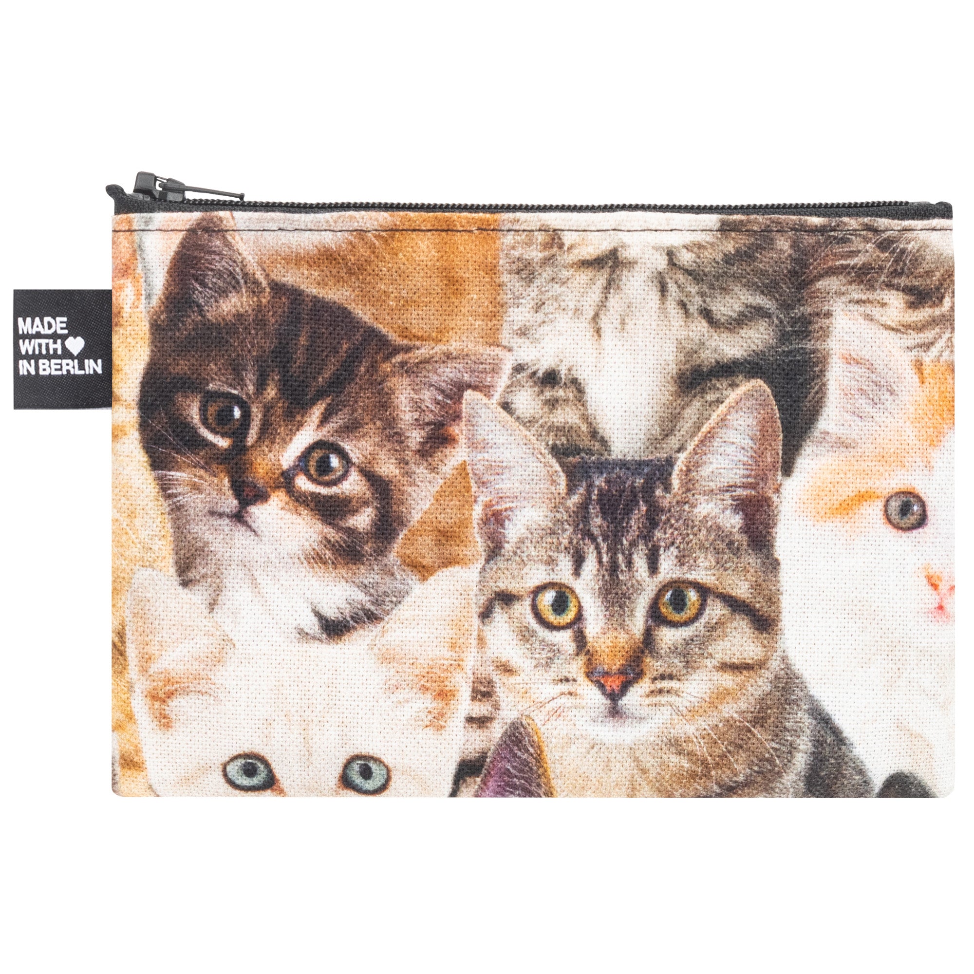 Etui medium, Canvas Stoff Katzen Motiv Rückseite (1) #motiv_katzen