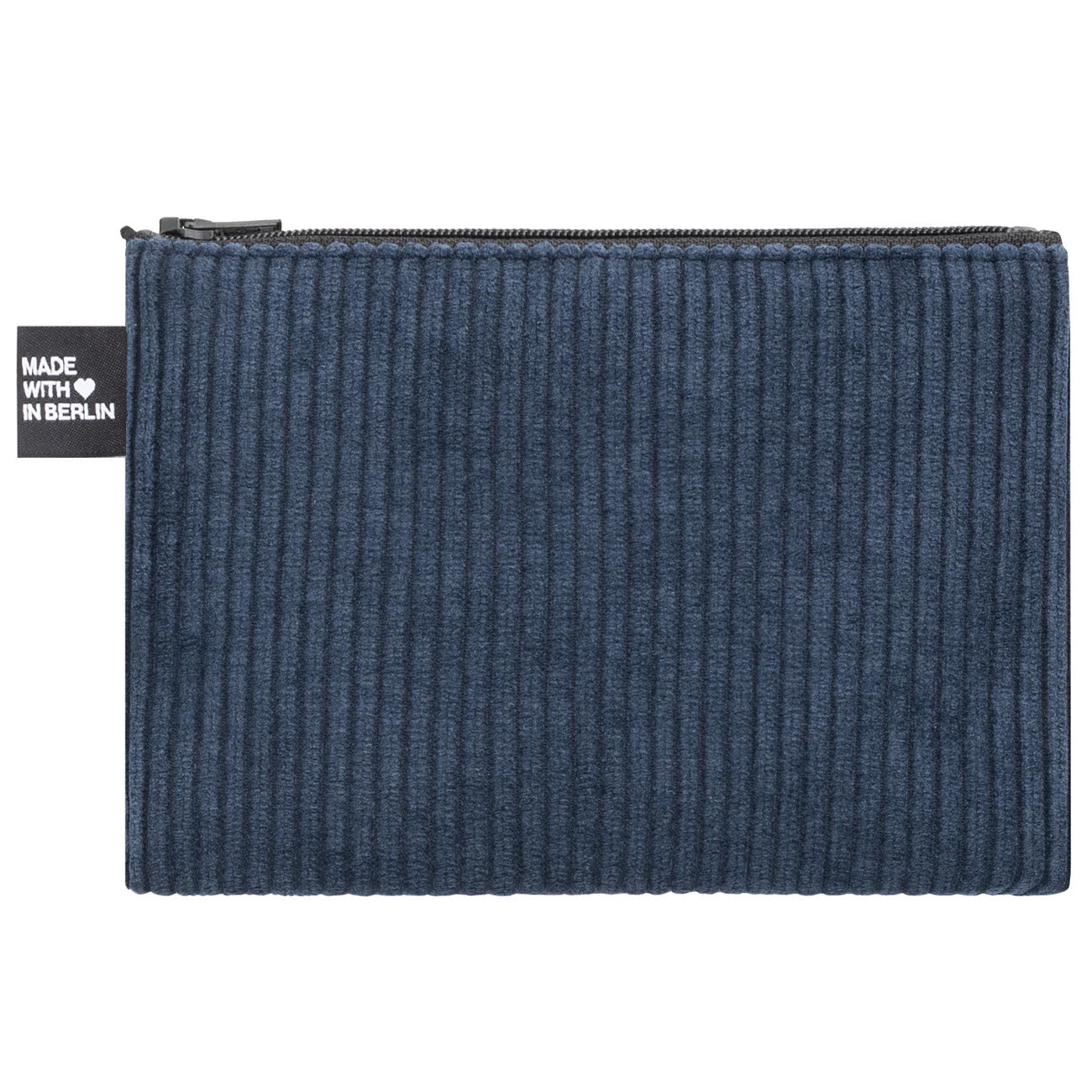 Etui medium, Cord Dunkelblau Vorderseite (1) #farbe_dunkelblau